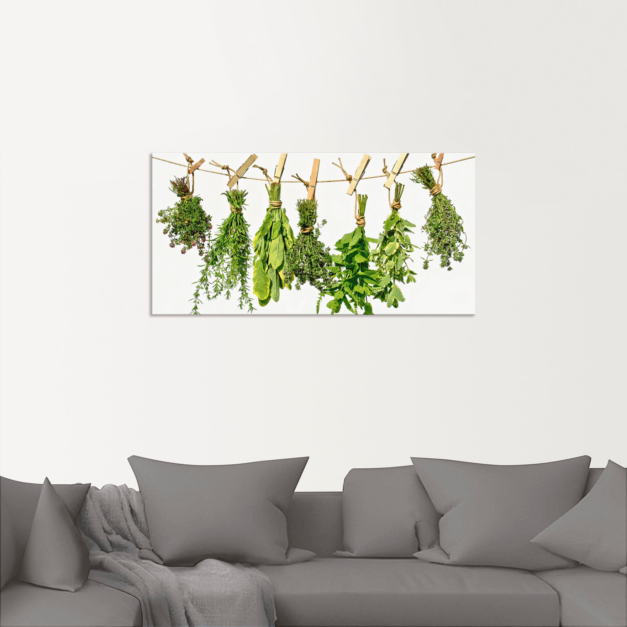 Artland Wandbild »Kräuter« Pflanzen 1 Stk. tlg. als Alubild, Leinwandbild in verschied. Größen