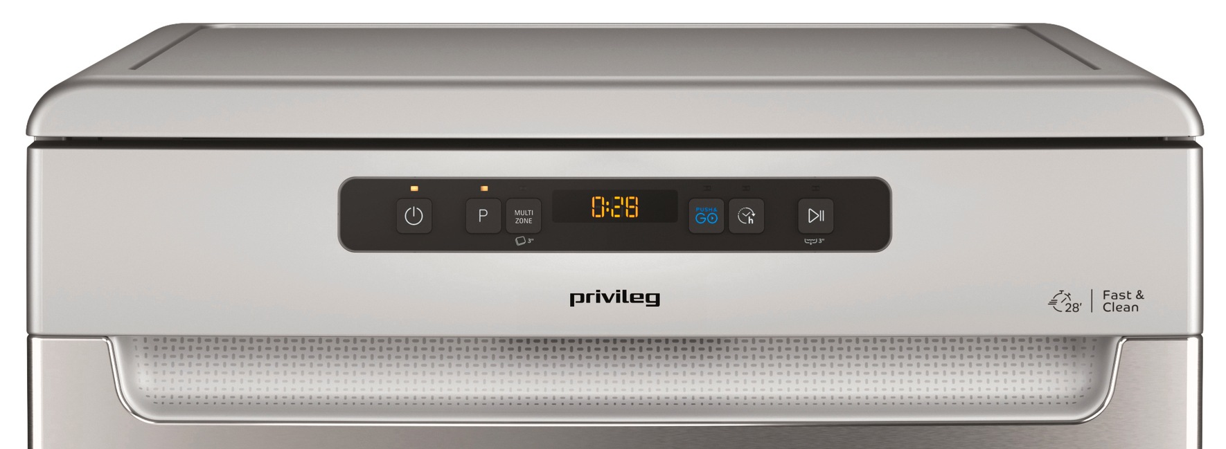 Privileg Standgeschirrspüler »P0F ECO 2D541 S« 14 tlg. Maßgedecke Automatisches Türöffnungssystem mit Auto Door