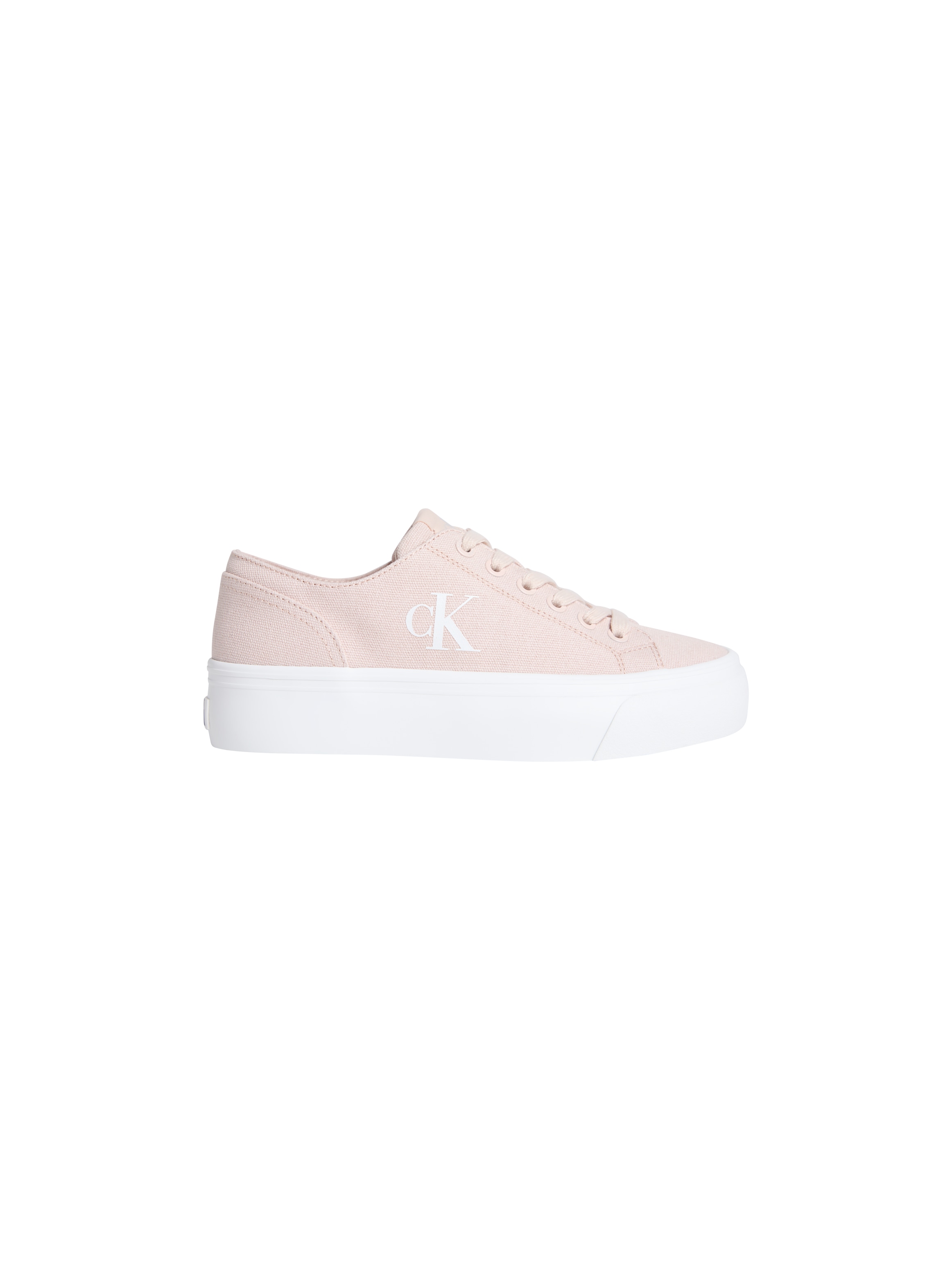 Calvin Klein Jeans Plateausneaker »VULC FLATFORM LOW CV MG«  Schnürschuh, Freizeitschuh, Halbschuh mit seitlichem Logo