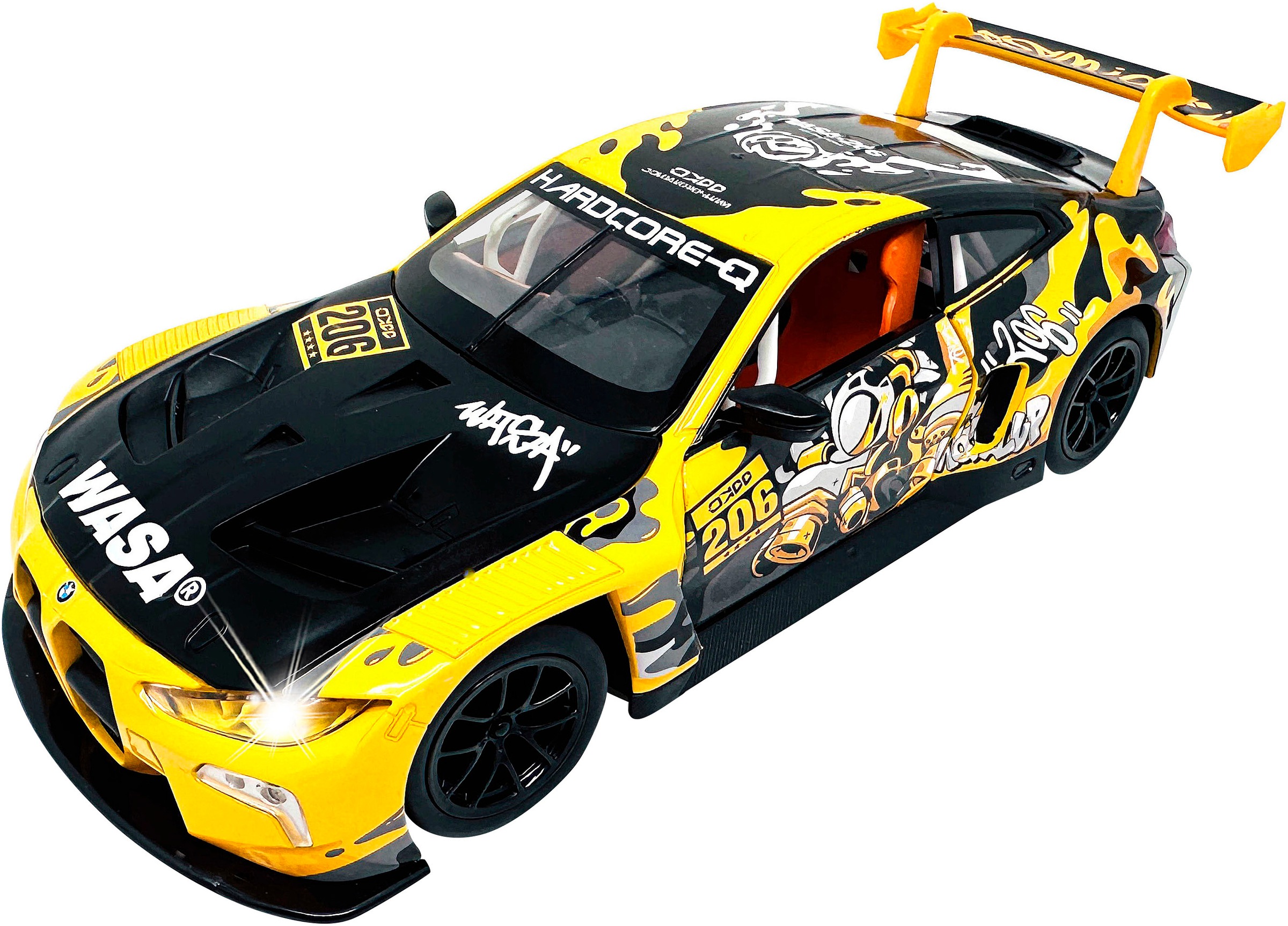 Jamara Spielzeug-Auto »Diecast, BMW M4 GT3 inklusive Batterien« LED Licht; Maßstab 1:24