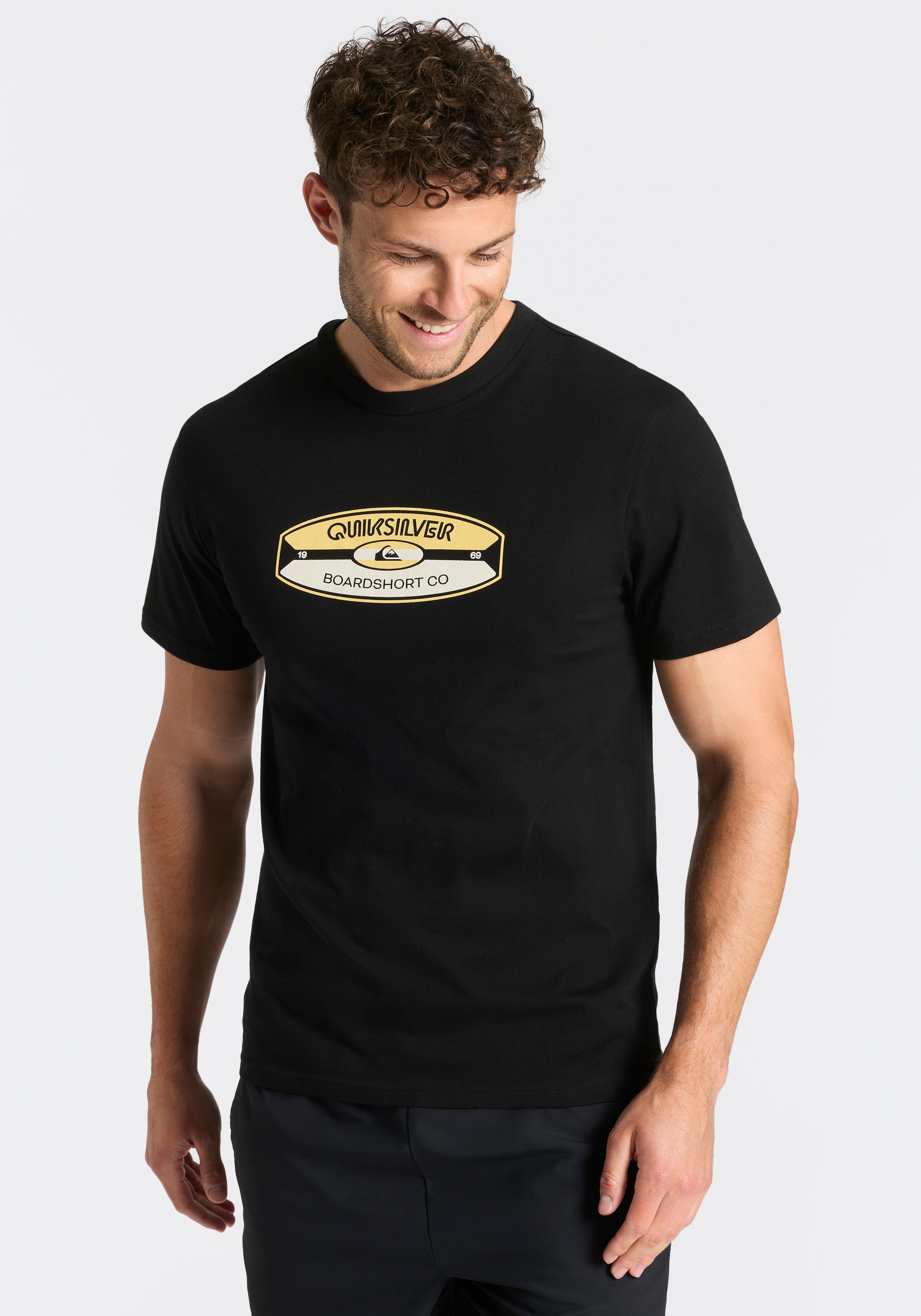 Quiksilver T-Shirt »WAYBACK TWISTED TIDES SHORT SLEEVE PACK« 2 2er-Pack, Kurzarm-Design, Rundhalsausschnitt, aus Baumwolle