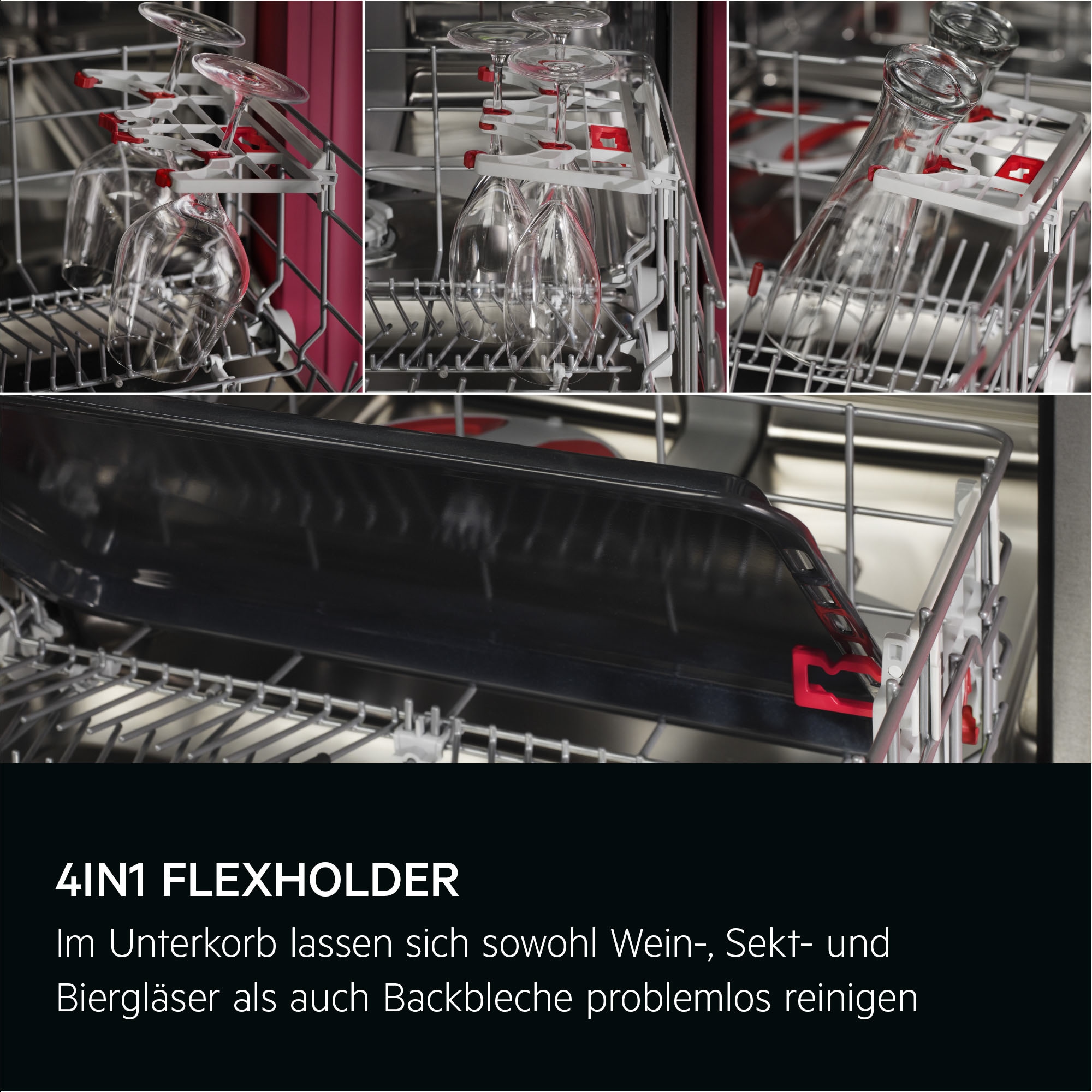 AEG Unterbaugeschirrspüler 9000 »GU9200X2SCM« Leise Spülmaschine 38 dB kraftvoll gegen Eingebranntes EEK A-10%