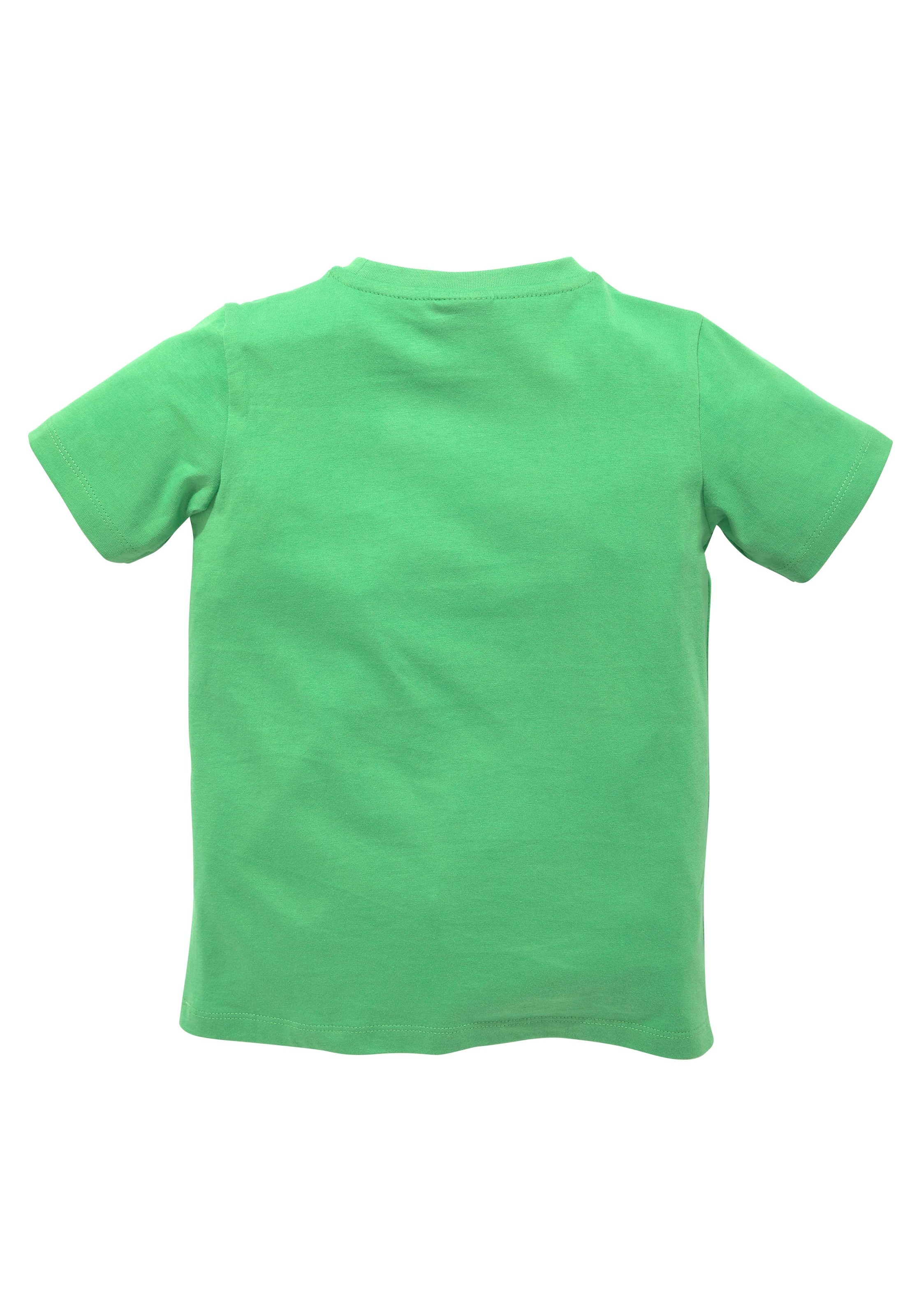 KIDSWORLD T-Shirt »Feuerwehr-Druck: PLATZ DA«, Kurzarm, basic geschnitten, mit coolen Statements