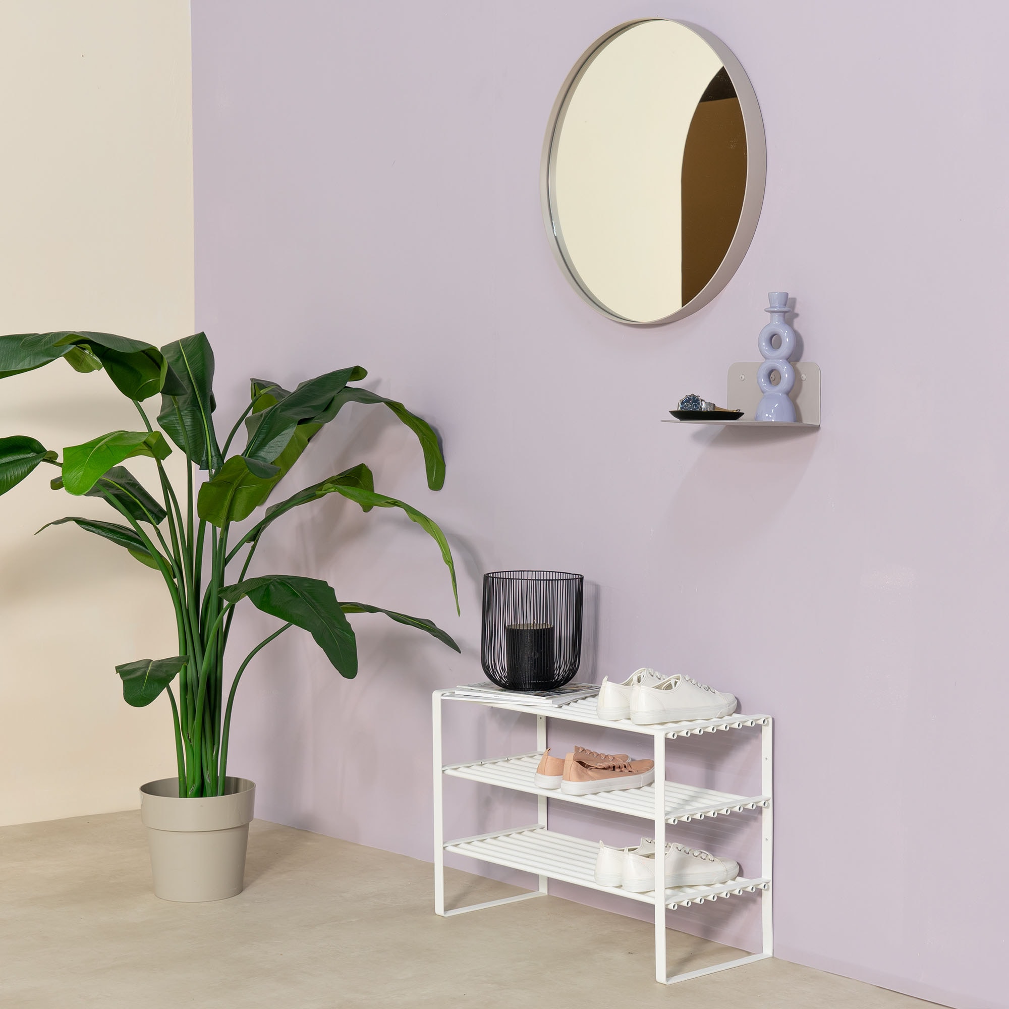 Spinder Design Wandregal »FLEX«, (1 St.), Multifunktionales Wandregal aus Stahl