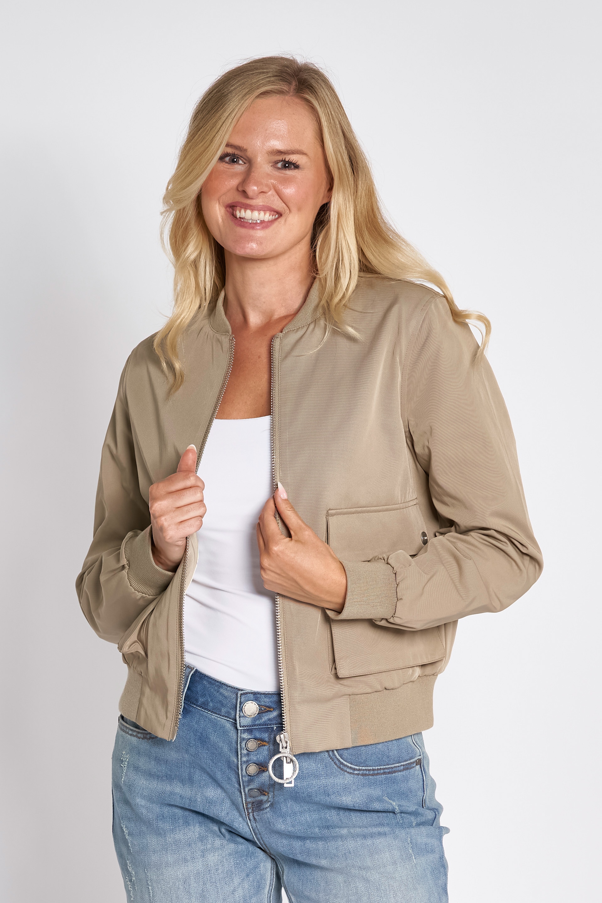 Zhrill Blouson, in Unifarbe