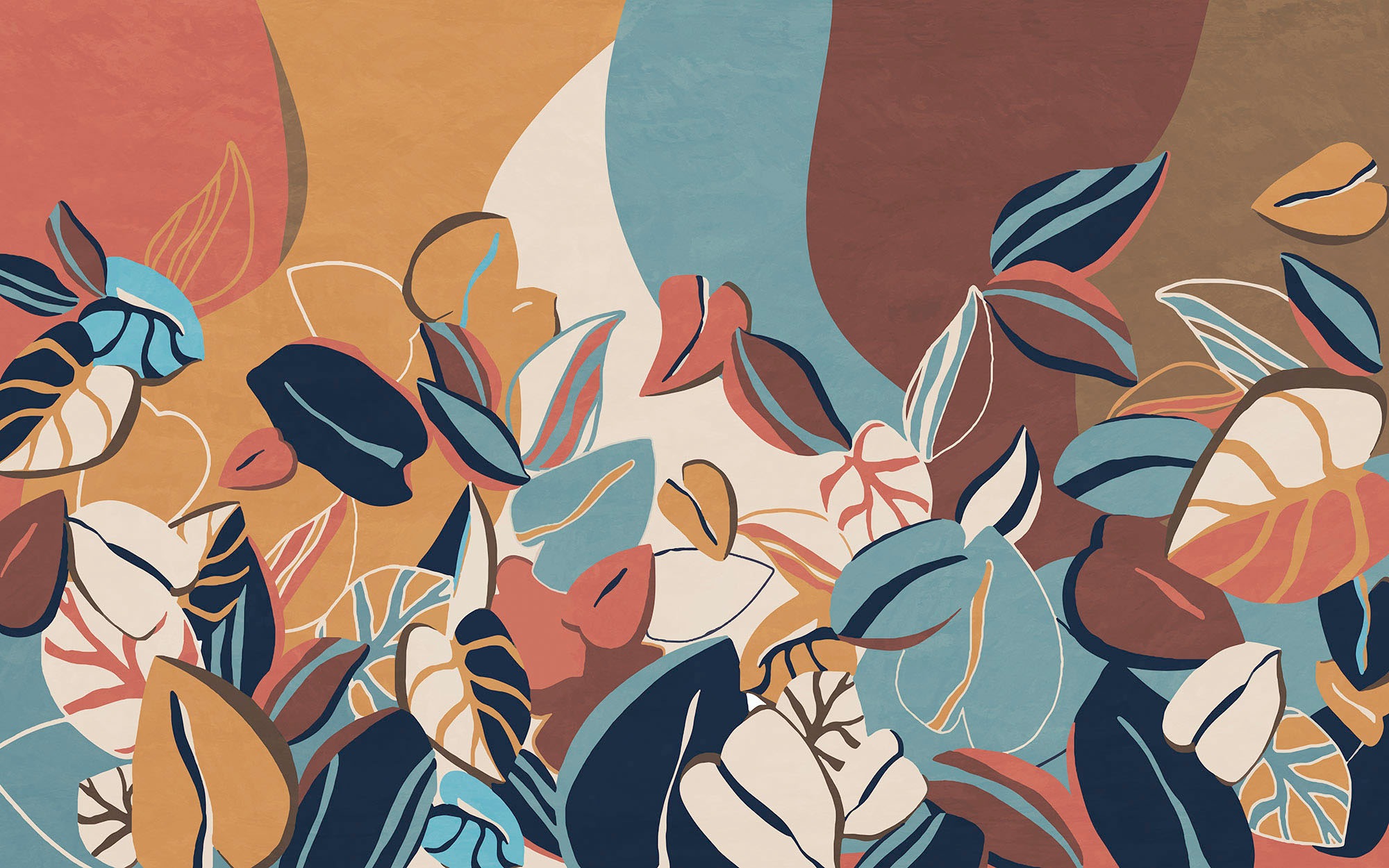 Komar Fototapete »Digitaldruck Vlies -  Audrey - Größe 400 x 250 cm« bedruckt glatt Wohnzimmer, Schlafzimmer