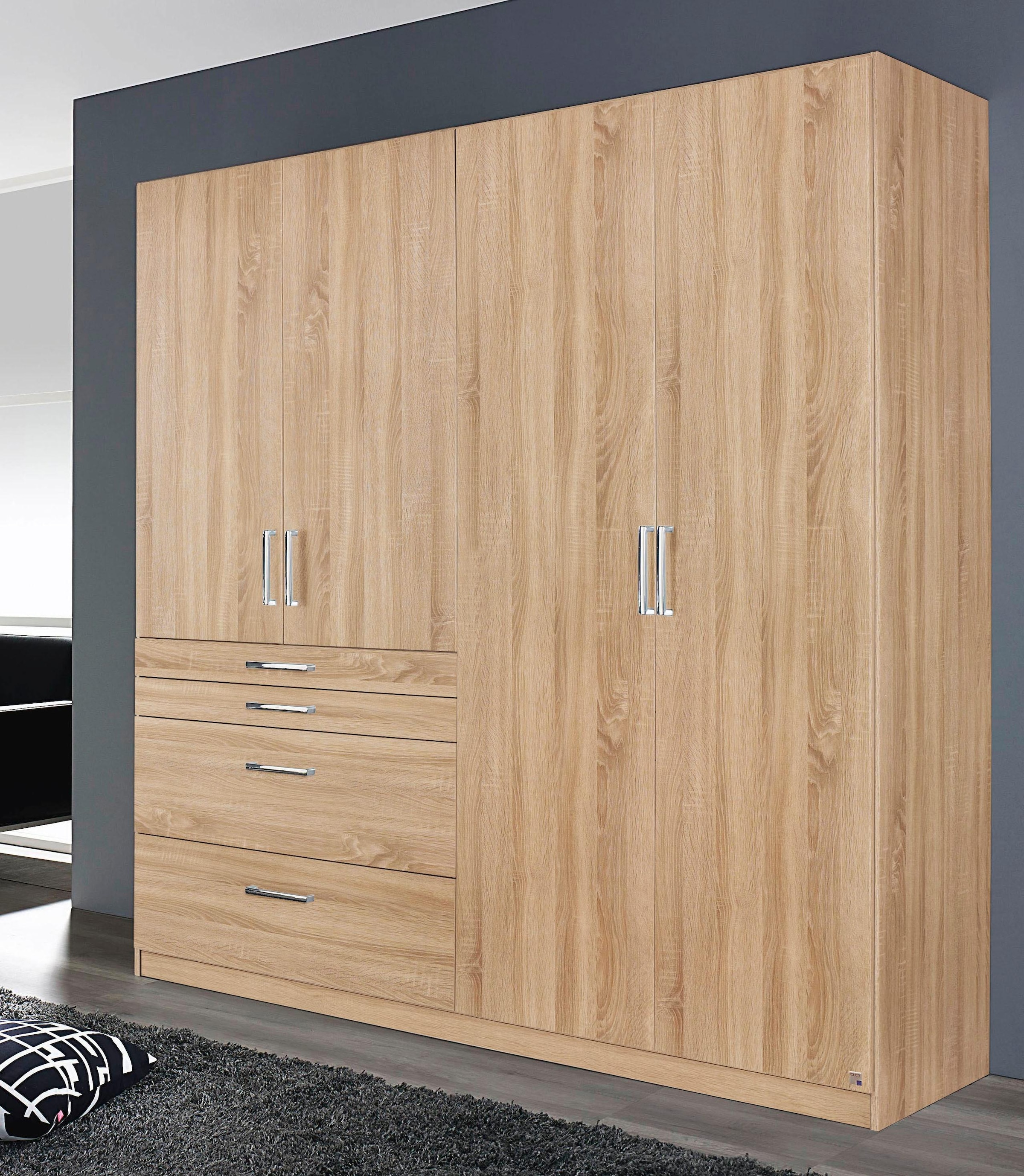 rauch Kleiderschrank »Harburg Drehtürenschrank Schlafzimmerschrank mit viel Stauraum«, Bestseller Schrank Garderobe im Schlafzimmer