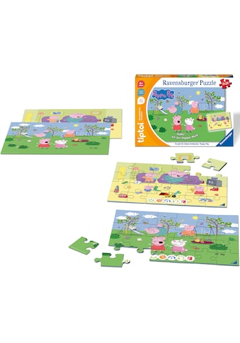 Ravensburger Puzzle »tiptoi® Puzzle für kleine Entdecker: Peppa Pig«, (2 x 24 Teile)... kaufen