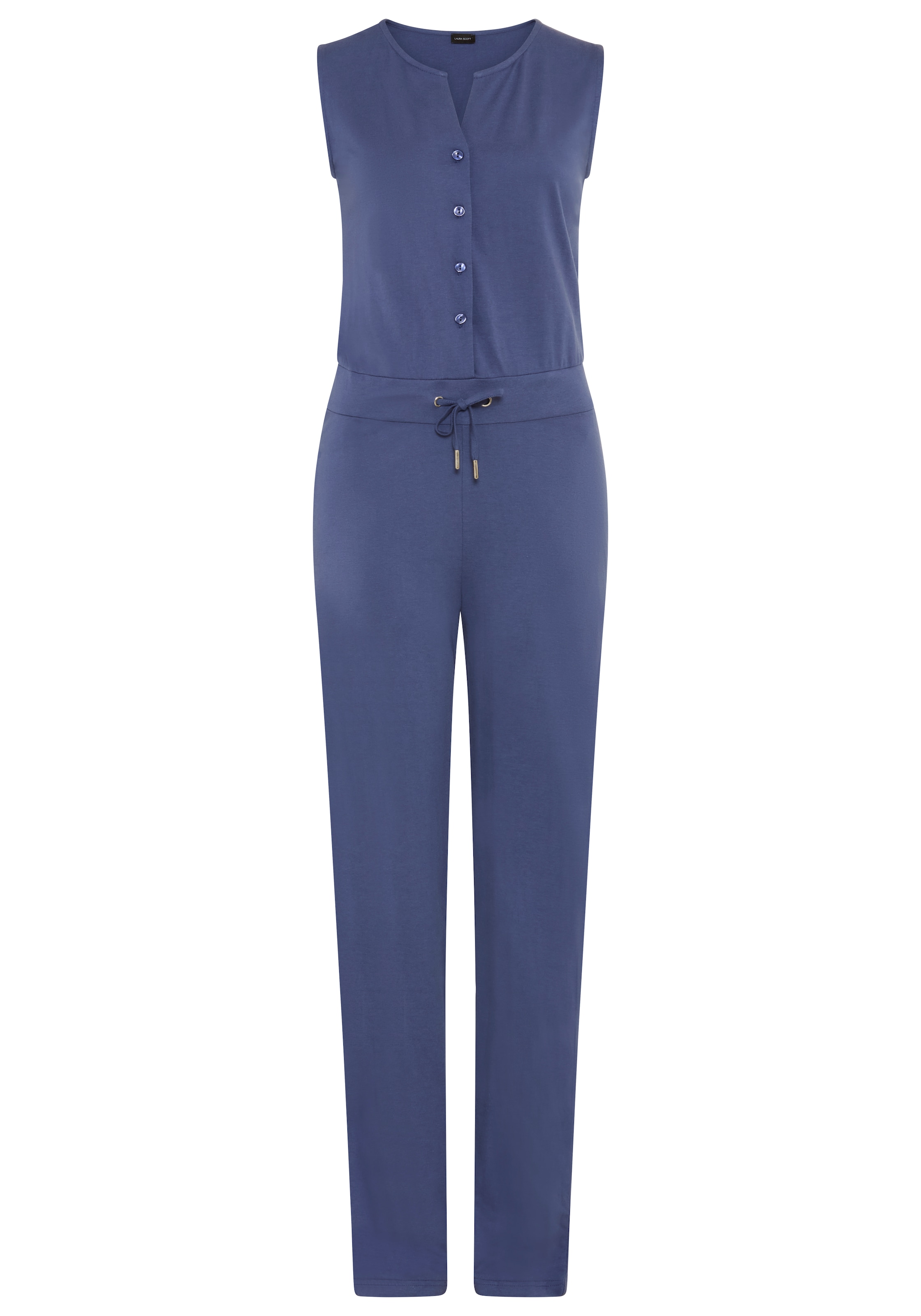 Laura Scott Jumpsuit für Casualmode, Frühling und Sommer, aus Baumwolle und Modal