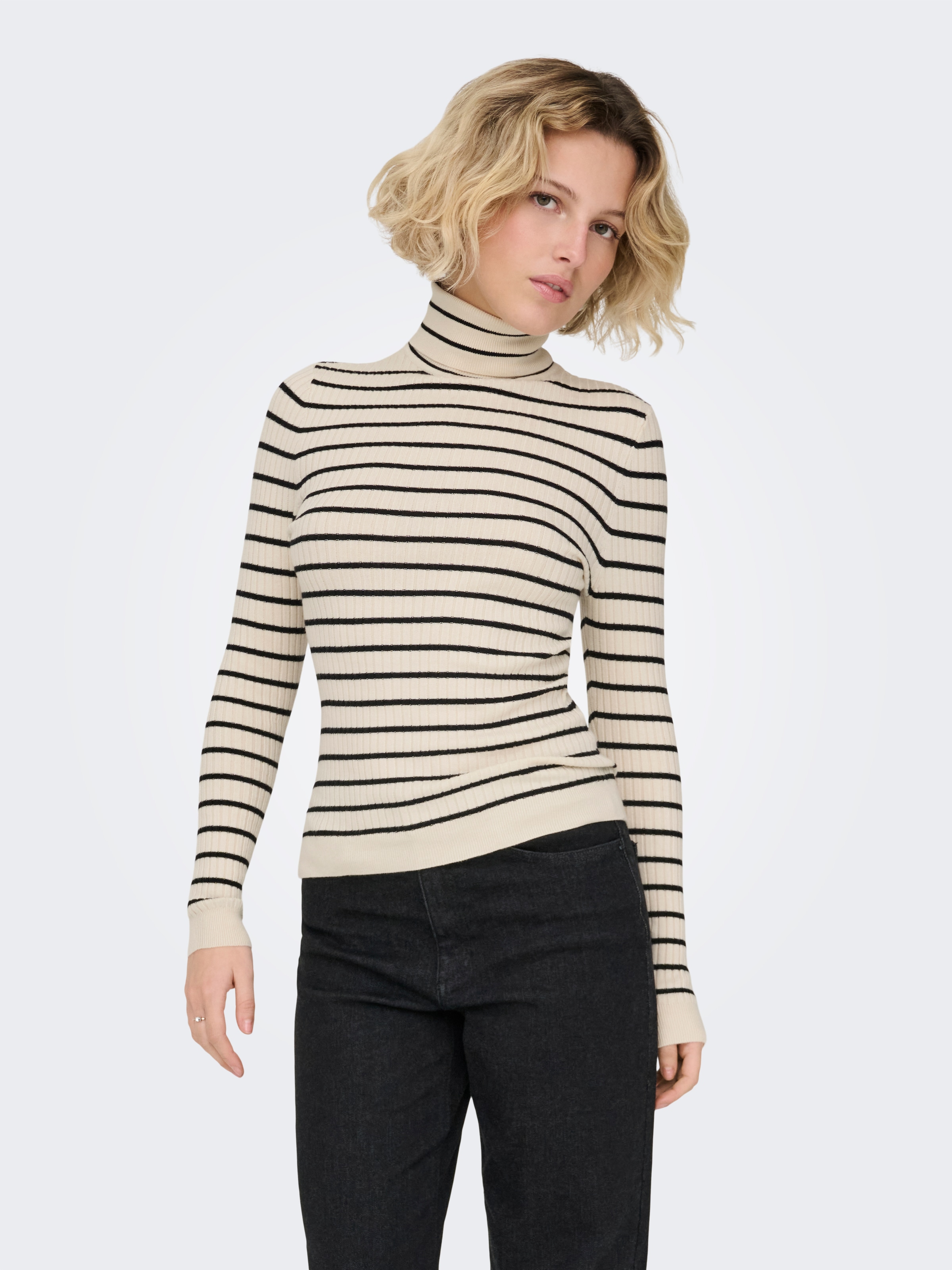 ONLY Rollkragenpullover »ONLKAROL L/S ROLLNECK PULLOVER KNT NOOS« Viskosemischung