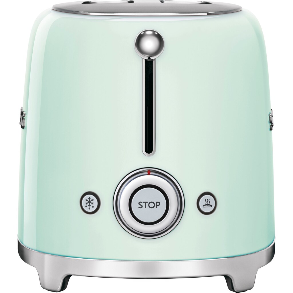 Smeg Toaster »TSF01PGEU«, 2 kurze Schlitze, für 2 Scheiben, 950 W