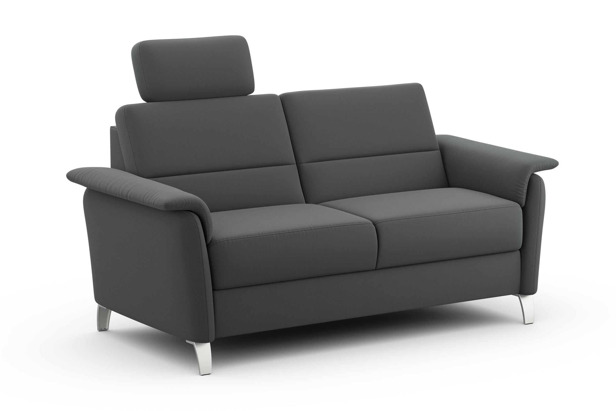 sit&more 2,5-Sitzer »Palmera«, Federkern-Polsterung, Steckvorrichtung für 2 Kopfstützen (optional)