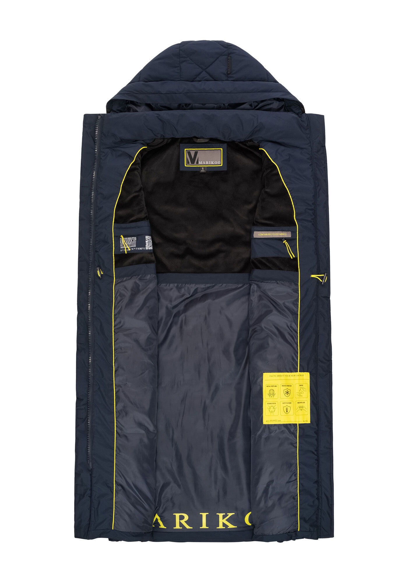 Marikoo Steppweste »Marikoo Narikaa Damen Winterweste N018«