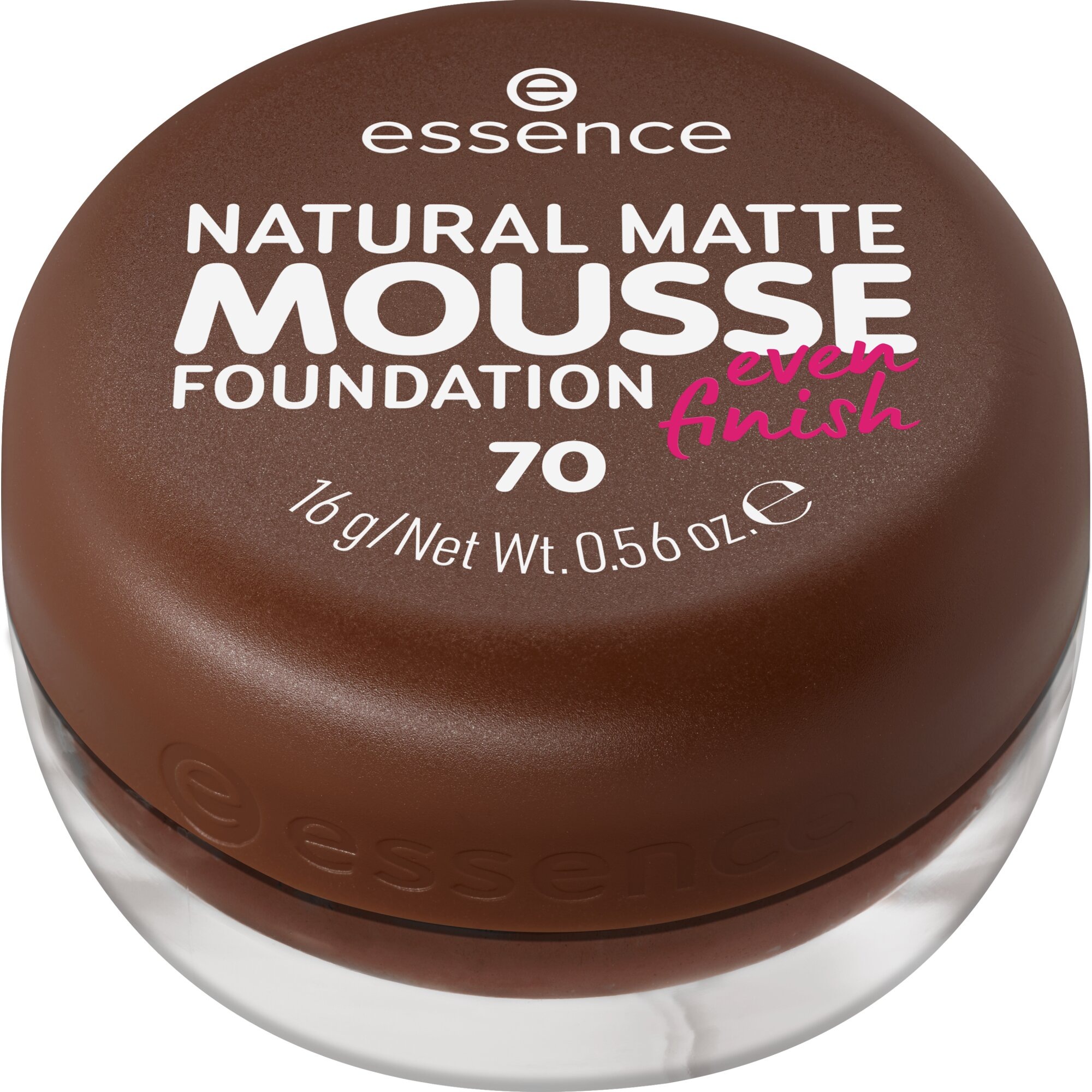 Essence Foundation »NATURAL MATTE MOUSSE FOUNDATION«, (3er Pack), mit Clean-Beauty-Textur