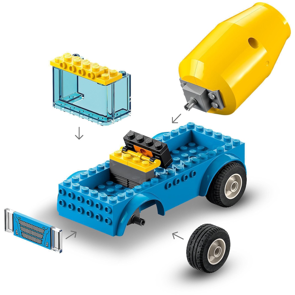 LEGO® Konstruktionsspielsteine »Betonmischer (60325), LEGO® City«, (85 St.)