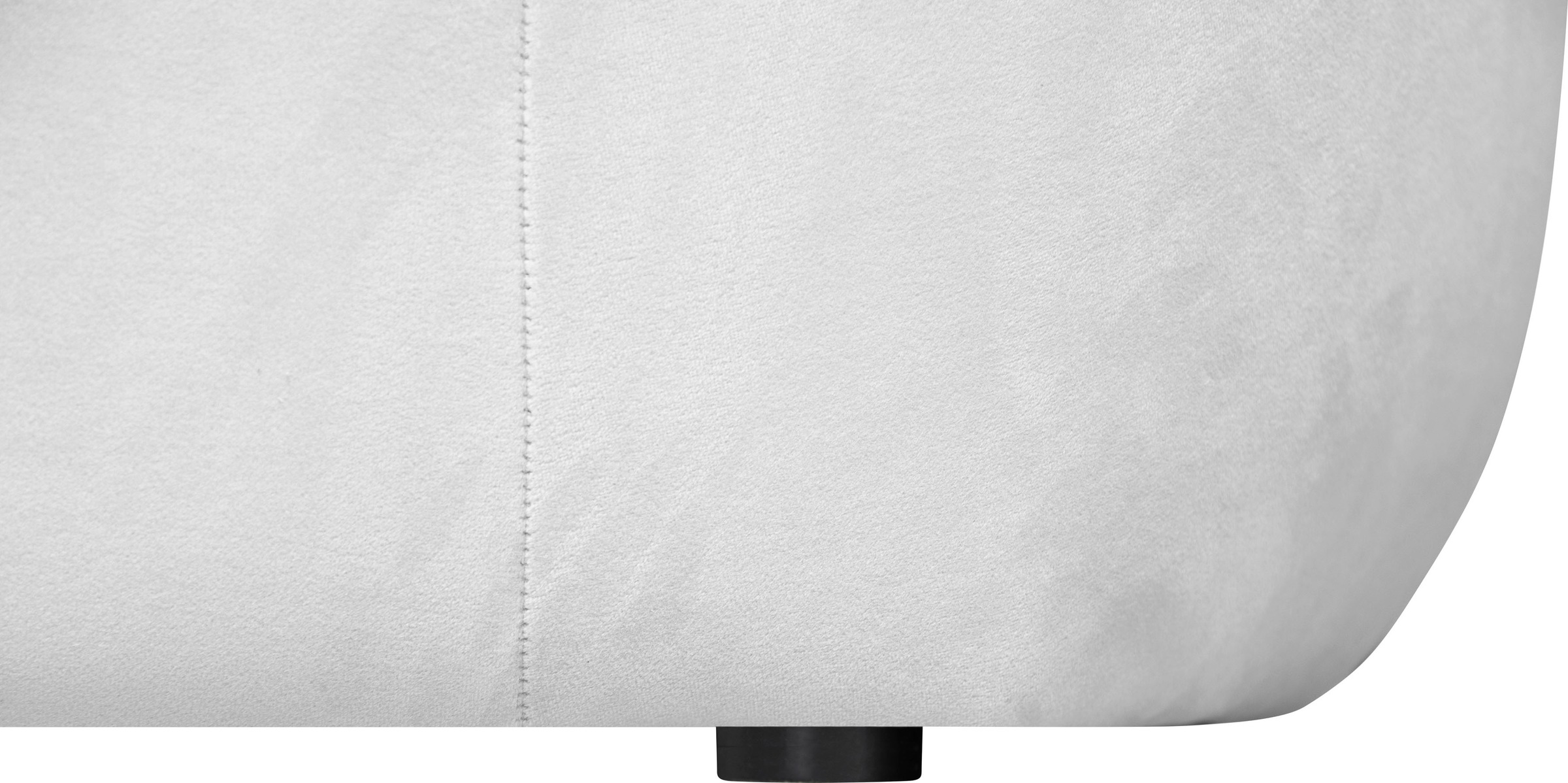 LeGer Home by Lena Gercke Ecksofa »L-Form, Designersofa, organische Form, Maße B/T/H: 255/170/81 cm«, mit Wellenunterfederung, auch in Bouclé, Recamiere rechts/links