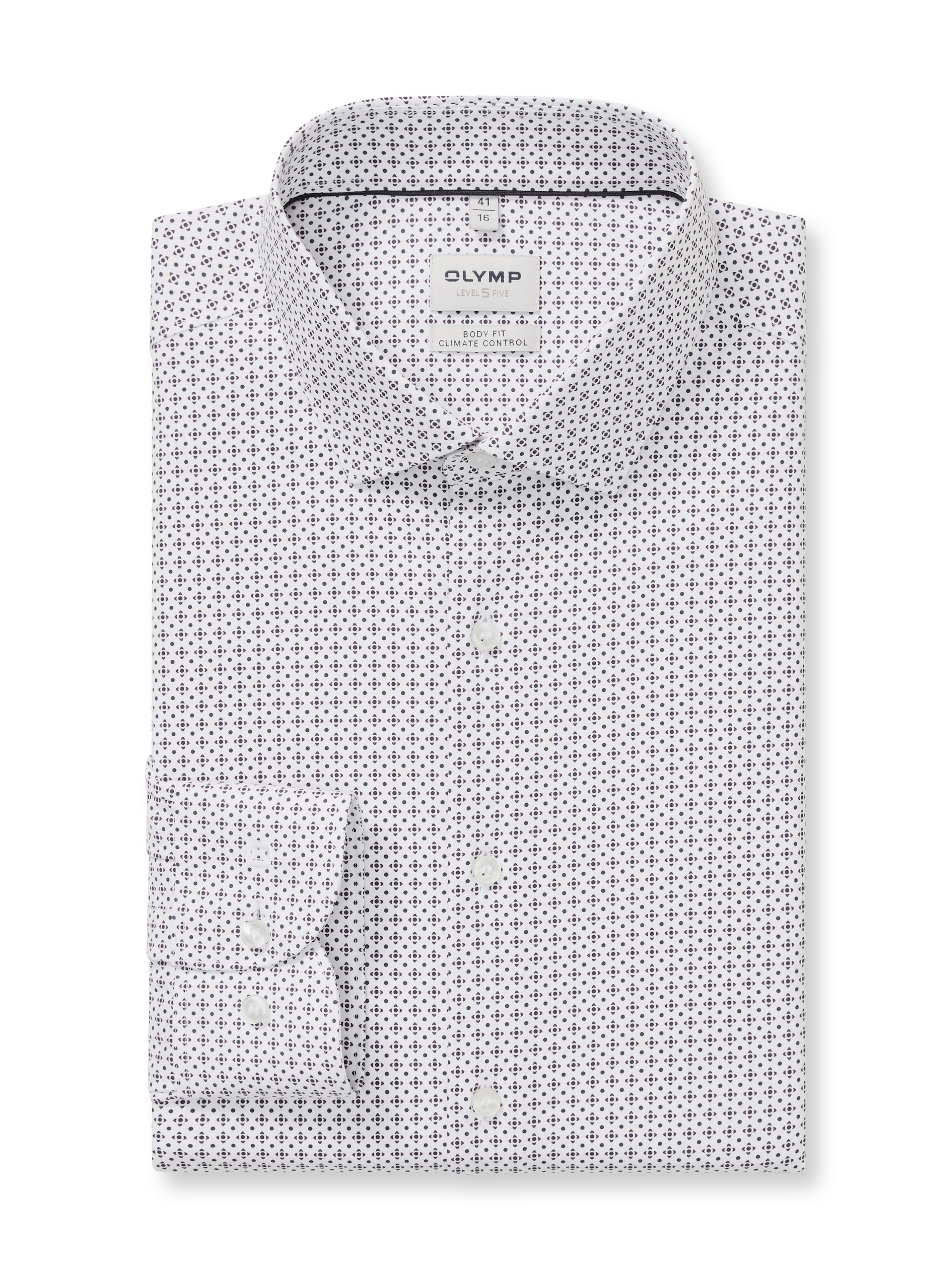 OLYMP Langarmhemd »Level Five« Businesshemd, body fit, Kentkragen, Climate Control