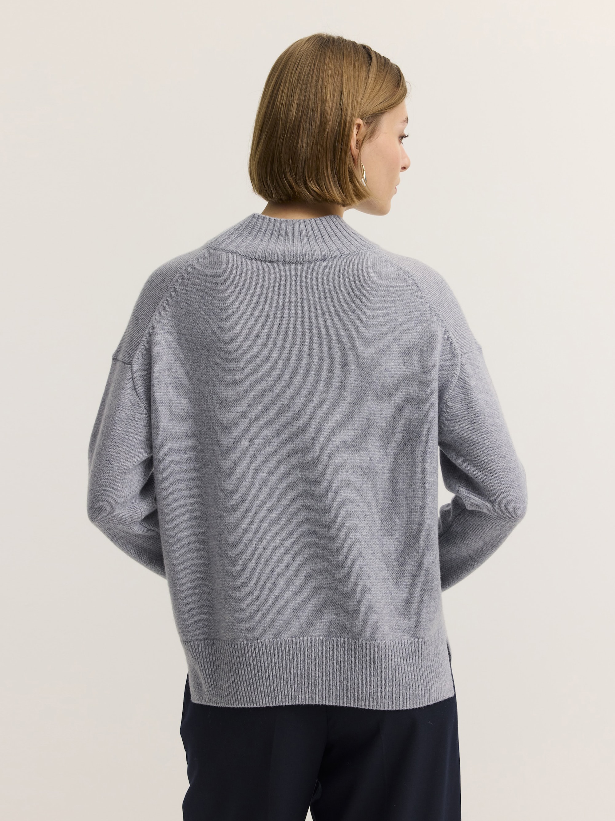 bugatti Rundhalspullover »Regular Fit« Regular Fit Kaschmir