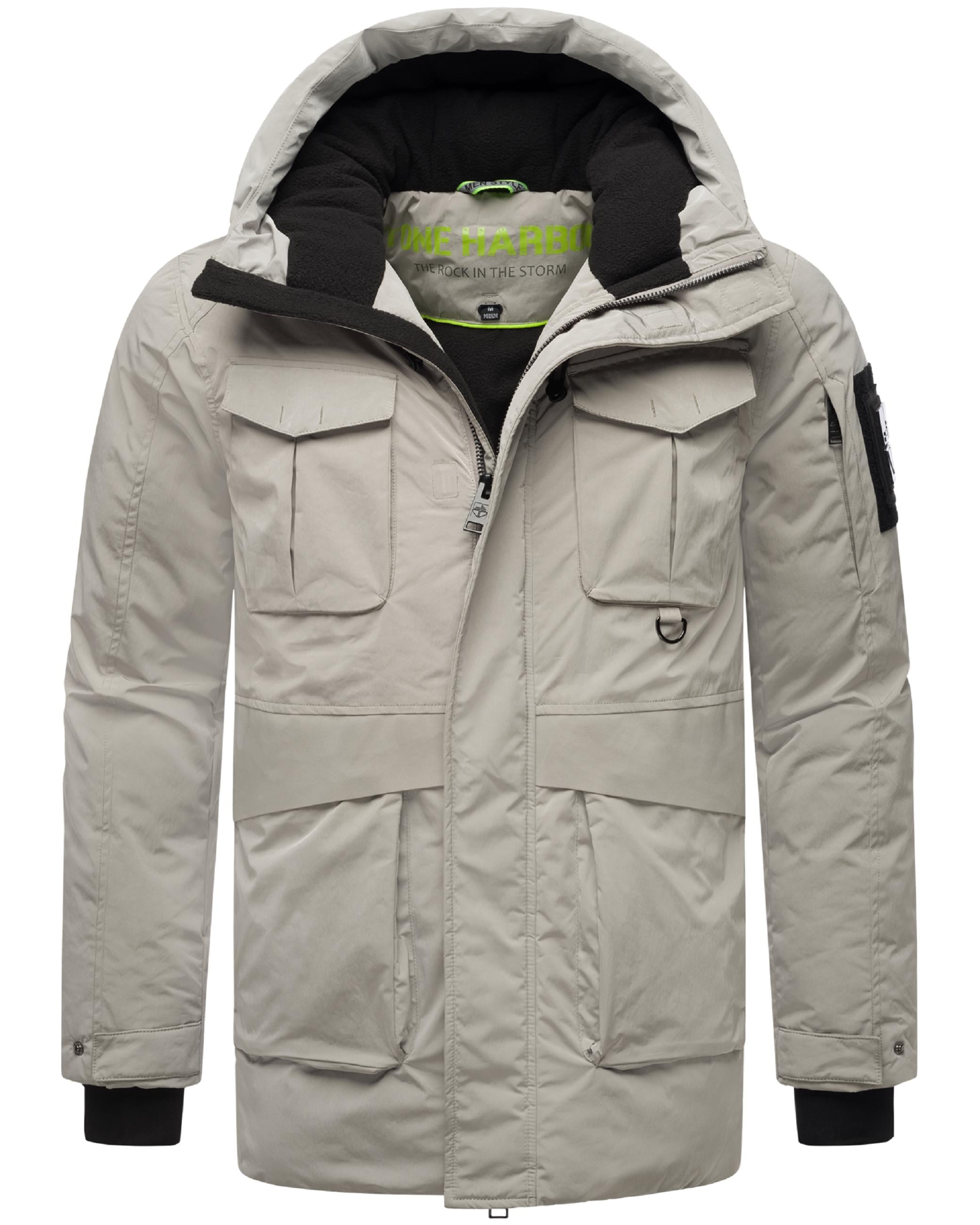 Winterjacke »Winterjacke Edriik XX«, mit Kapuze, Warm gefütterte kurze Herren Jacke...