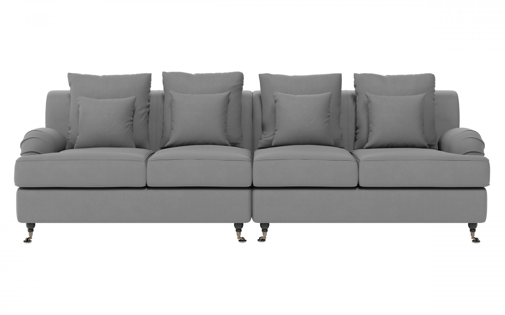 Guido Maria Kretschmer Home&Living Big-Sofa UNIVERSAL St.), bestellen zwei Fußarten: (2 Rollen, - vorne - | hinten Holzfüße »NORIN«