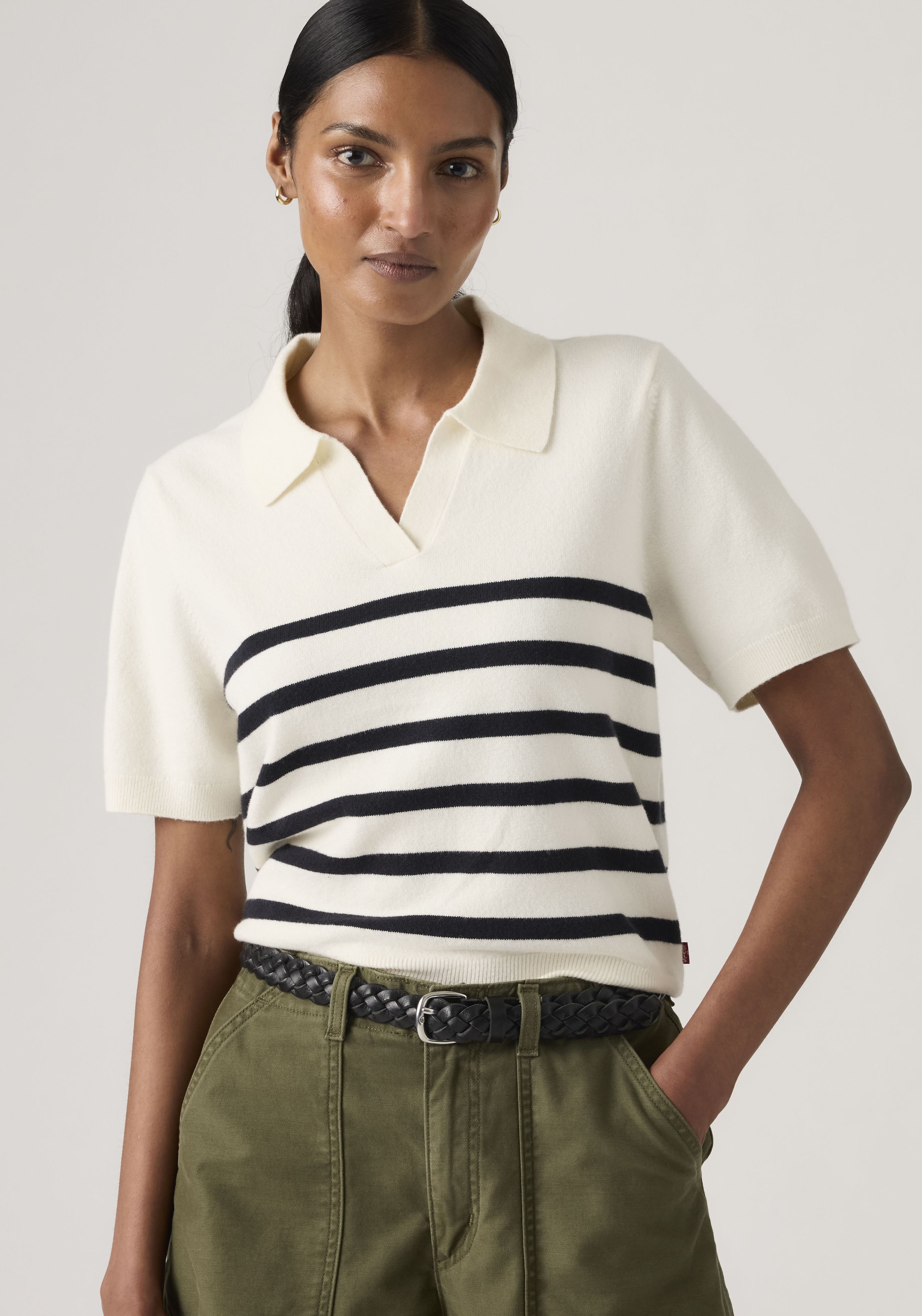 Levi's® Kurzarmpullover »SUPER SOFT POLO SWEATER«