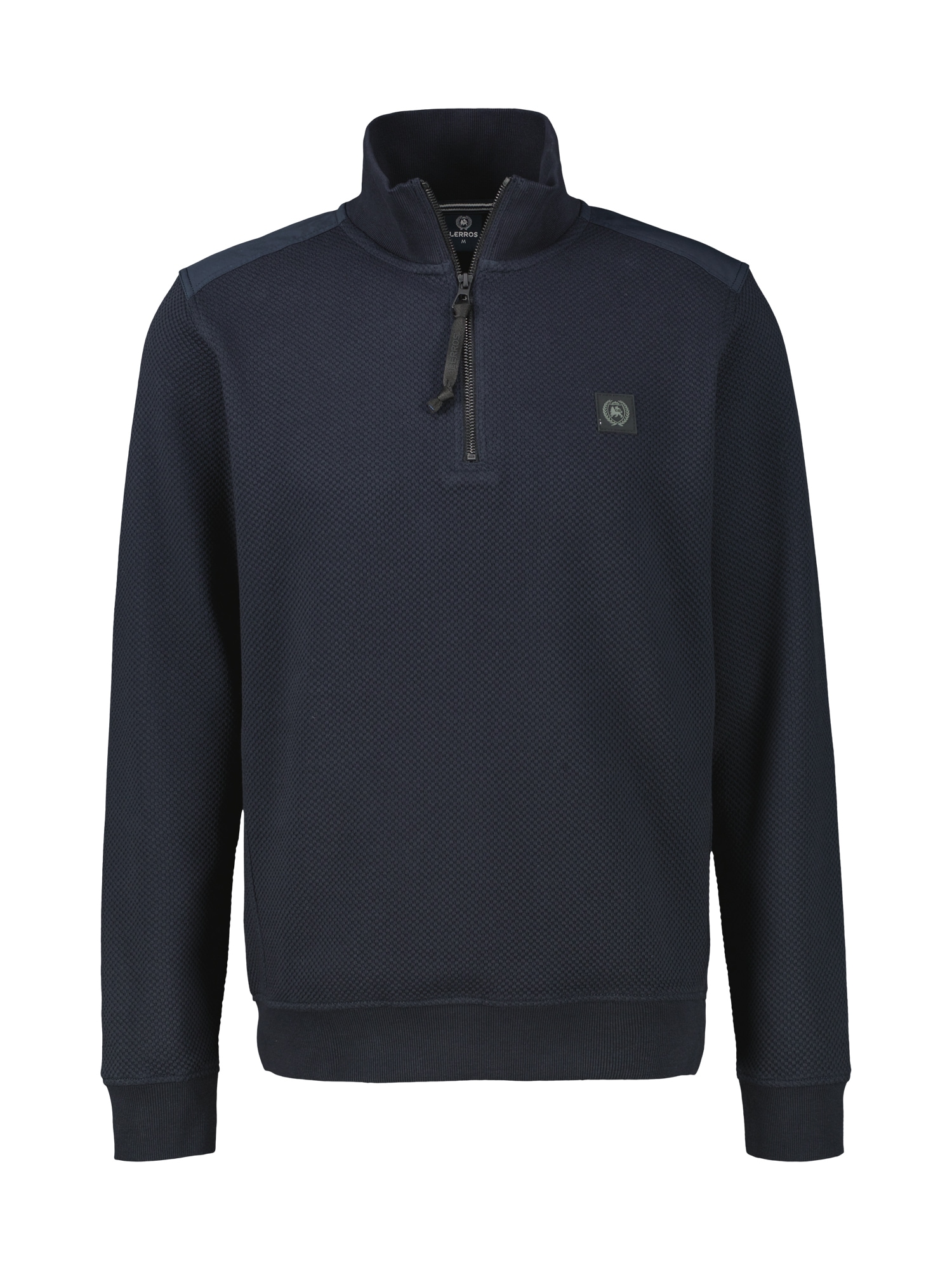 LERROS Sweatshirt »LERROS Herren Troyer in sportiver Struktur«