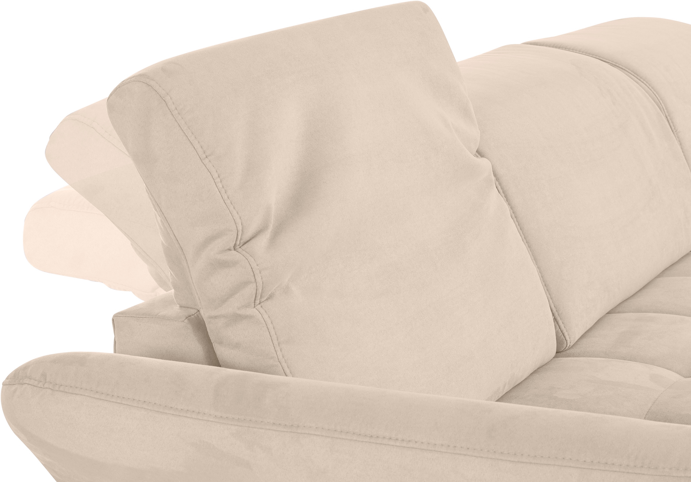 INOSIGN Ecksofa »Fresh L-Form« Federkern, wahlweise Kopfteilverstellung und motorischer Vorziehsitz