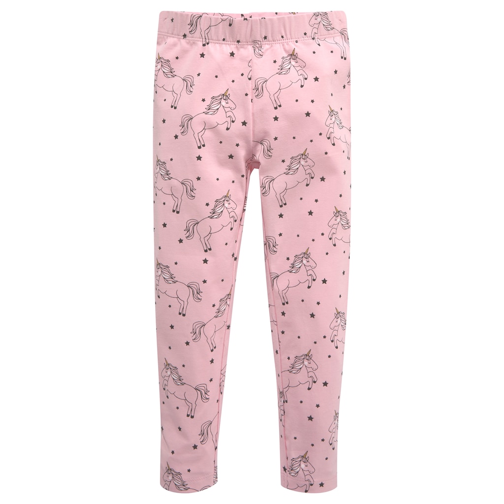 KIDSWORLD Leggings »für kleine Mädchen«, (Packung, 2 tlg.), mit 2 Mustervarianten