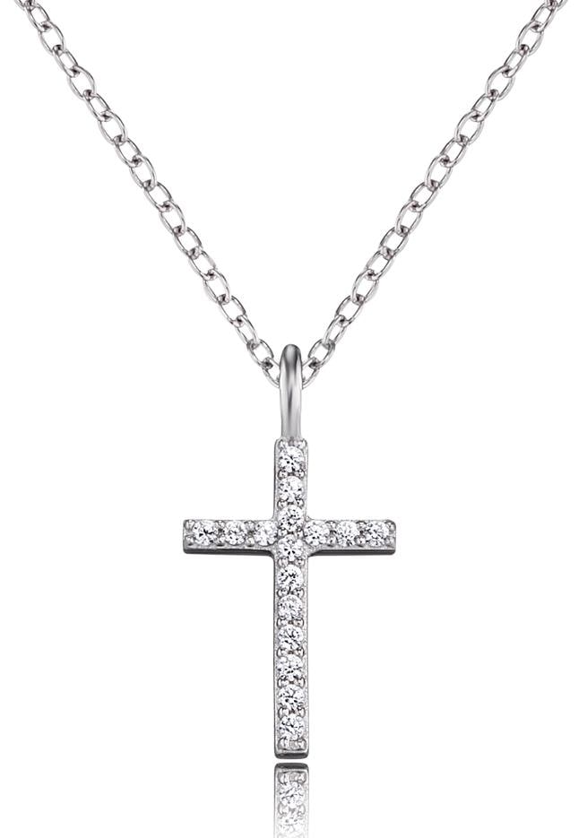 Engelsrufer Kette mit Anhänger "Kreuz" mit Zirkonia (synth.)