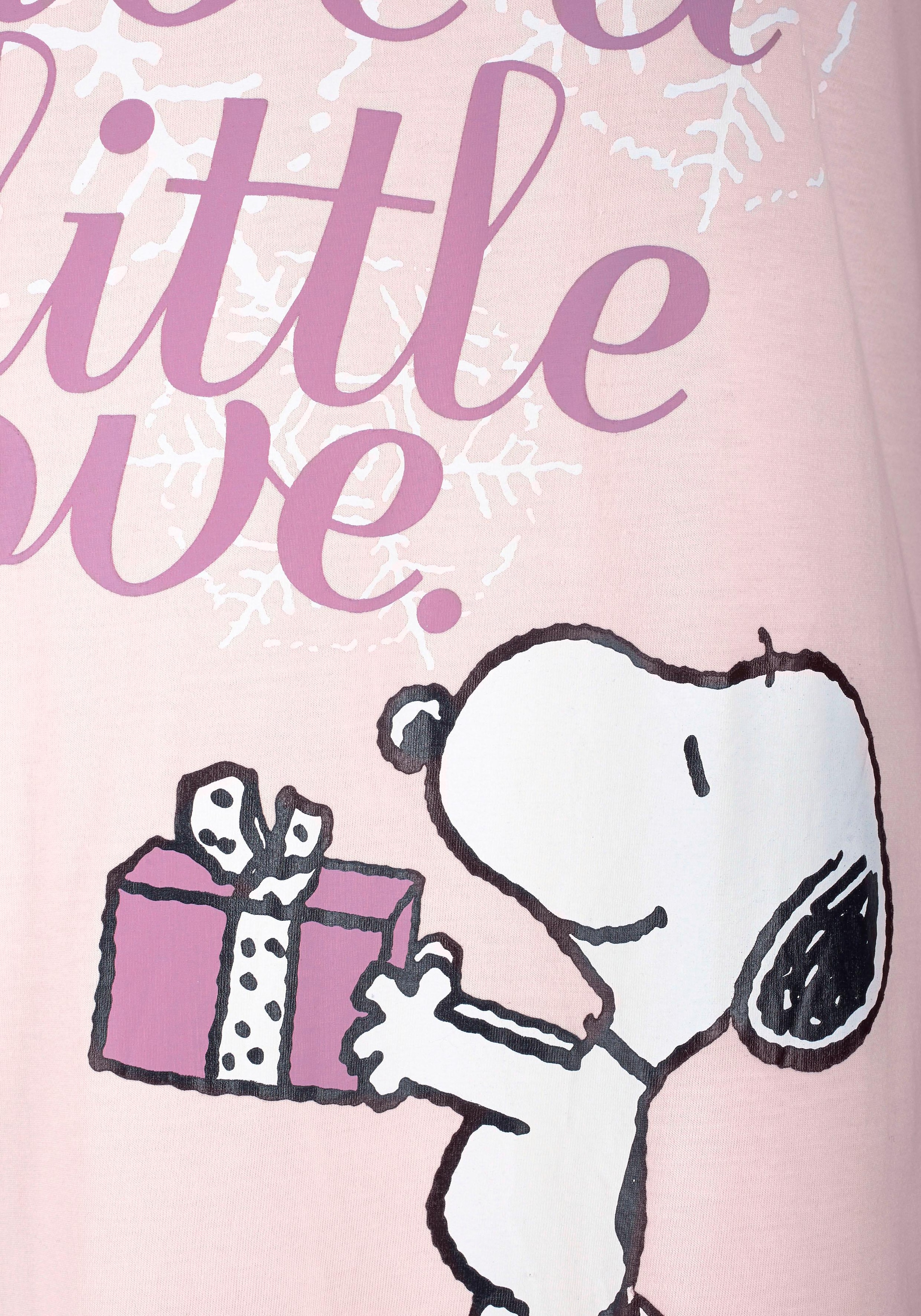 Peanuts in Sleepshirt, ♕ bei Snoopy-Print Minilänge mit