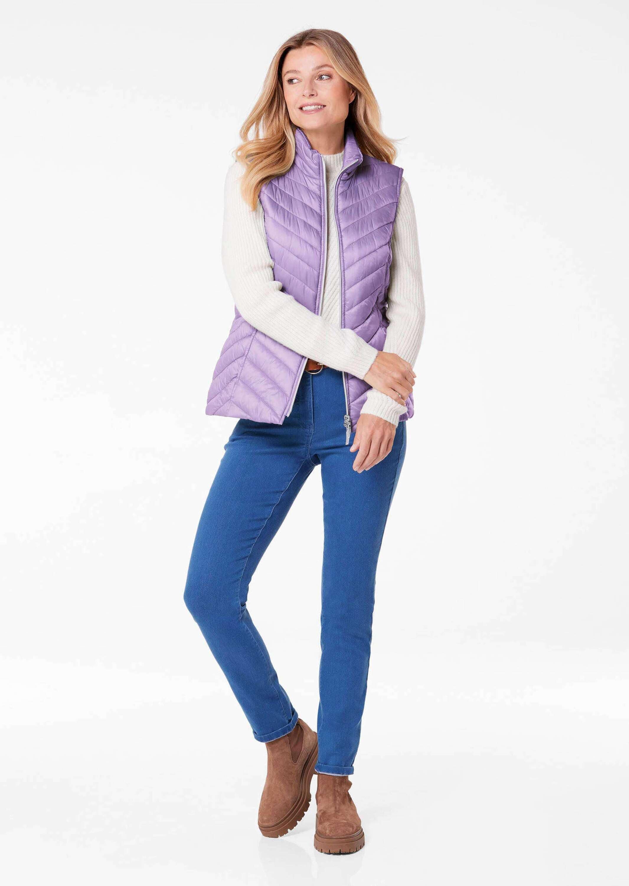 GOLDNER Kurzweste »Figurschmeichelnde Weste mit leichter Wattierung«