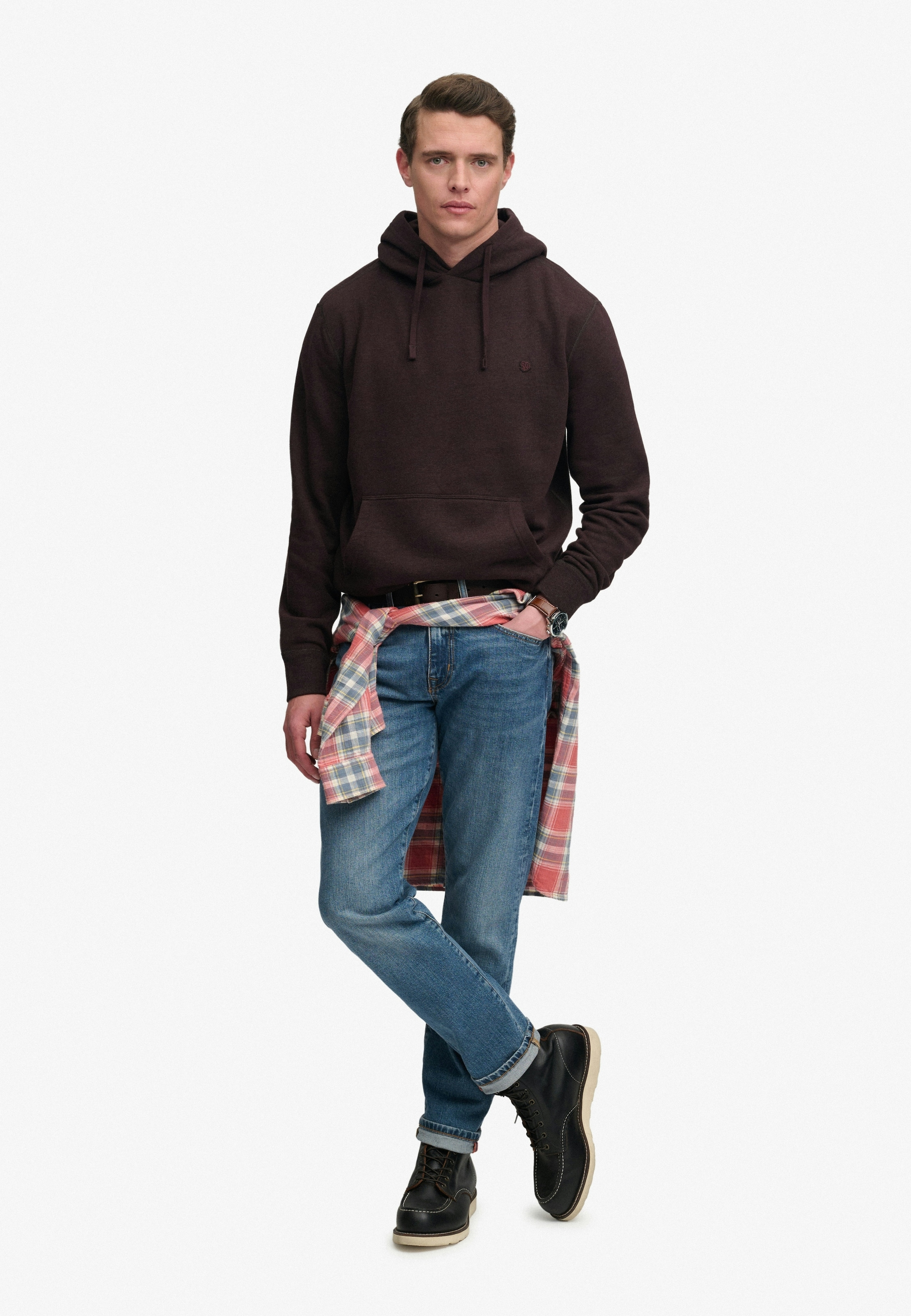 Superdry Kapuzensweatshirt »ESSENTIAL SDCO LOGO HOOD«, Baumwollmischung, regular fit
