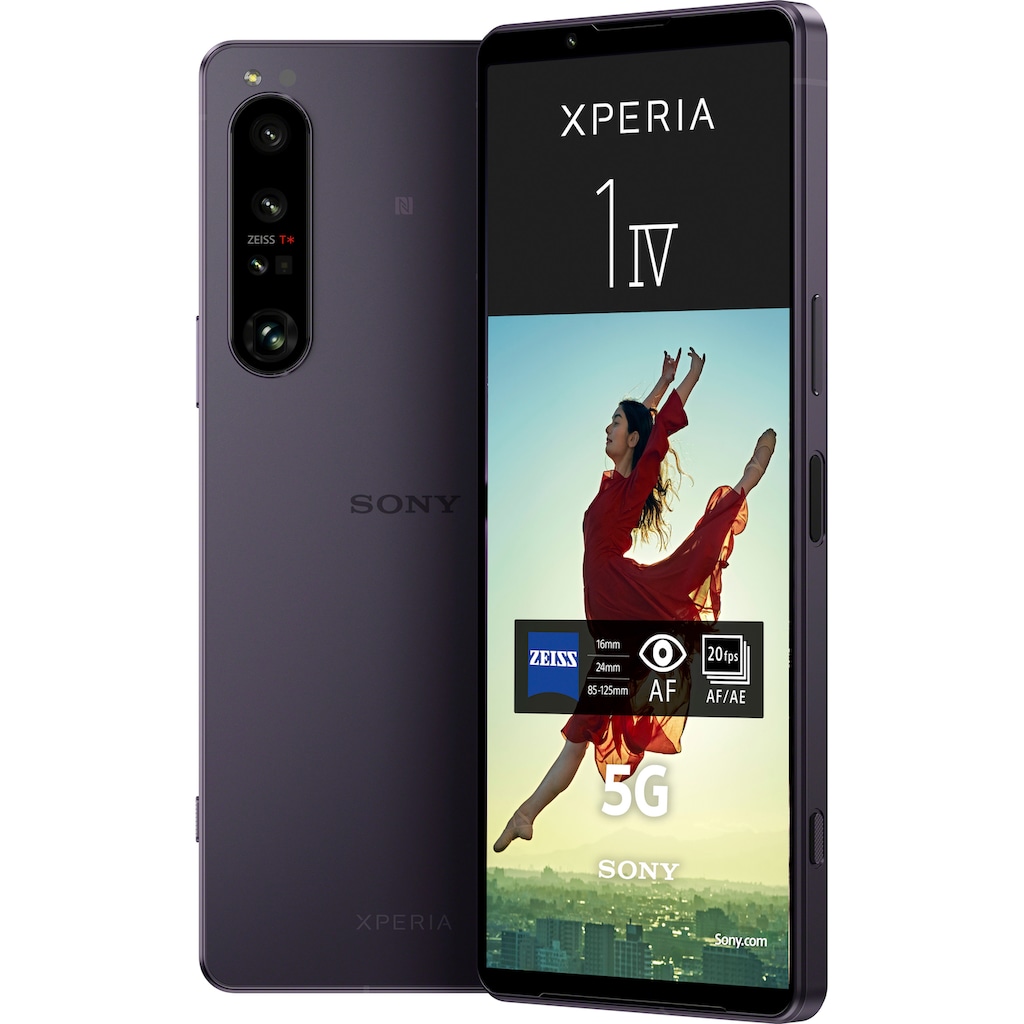 Sony Smartphone »XPERIA 1 IV 5G«, Purple, 16,51 cm/6,5 Zoll, 256 GB Speicherplatz, 12 MP Kamera