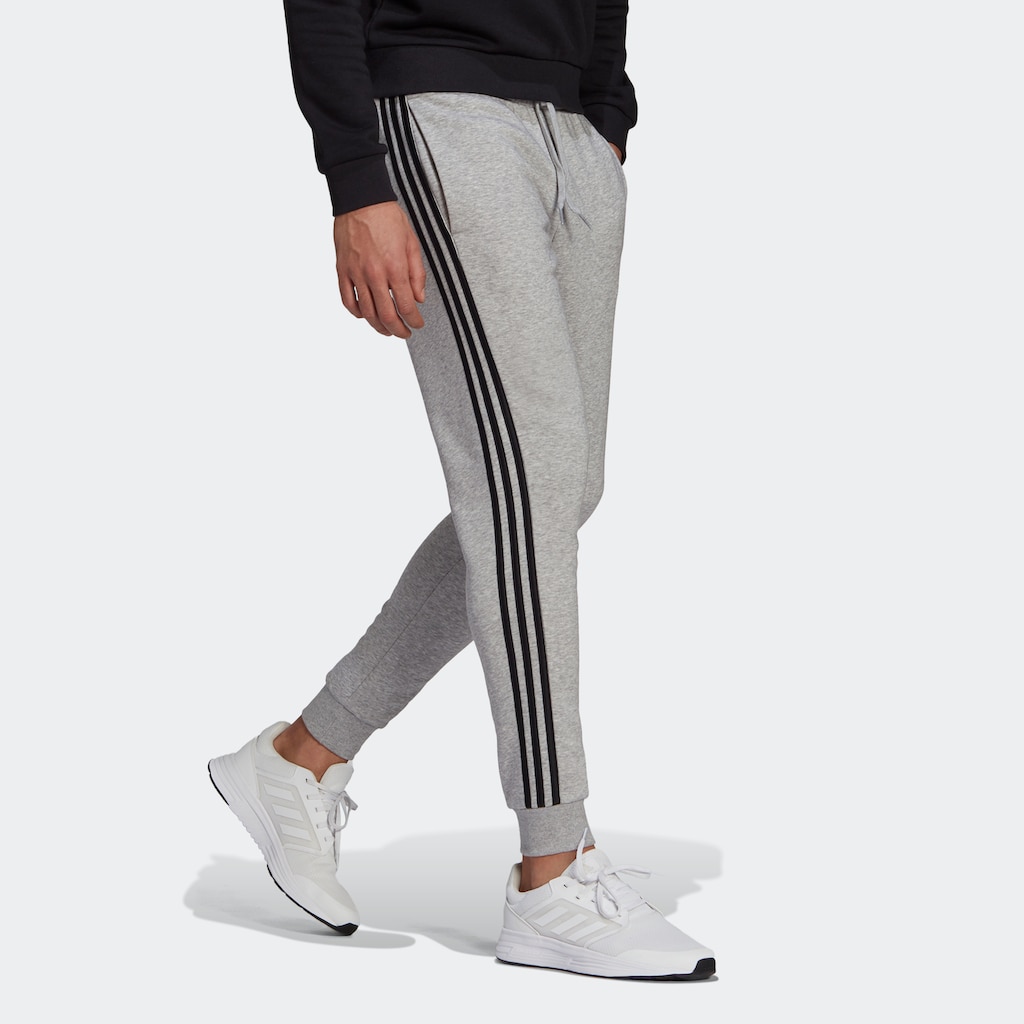 adidas Sportswear Sporthose »ESSENTIALS FLEECE FITTED 3STREIFEN HOSE«, (1 tlg.)