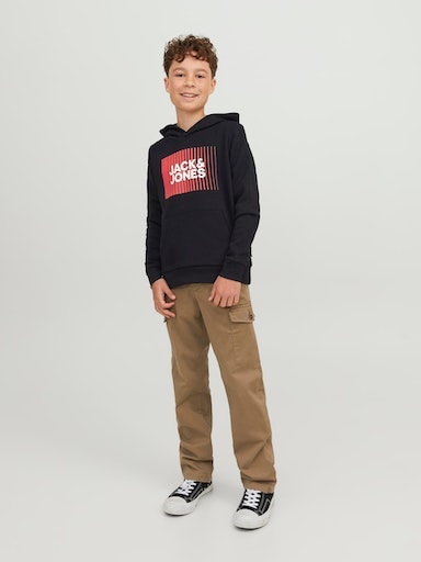 Jack & Jones Junior Kapuzensweatshirt »JJECORP LOGO SWEAT HOOD PLAY NOOS JNR«
