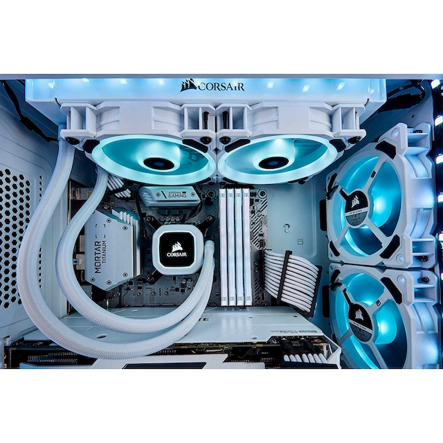 Corsair Computer-Kühler »LL120 RGB LED PMW Fan White Single Pack«, (1 St.)  ➥ 3 Jahre XXL Garantie | UNIVERSAL