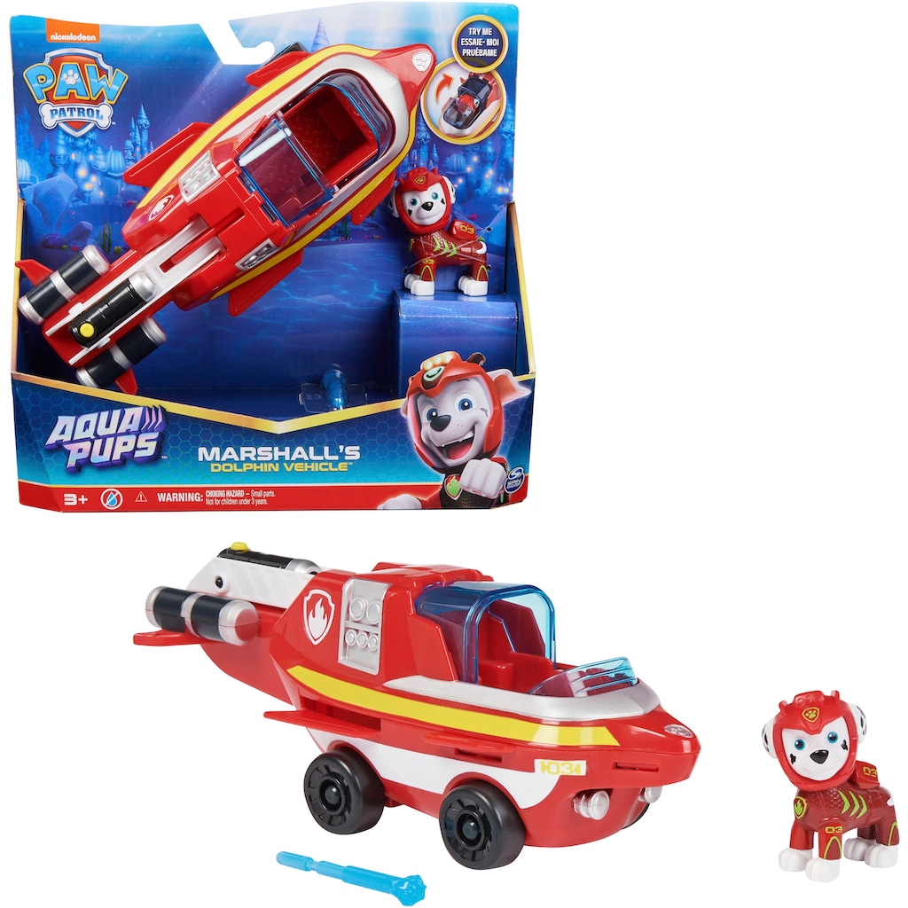 Spin Master Spielzeug-Auto »Paw Patrol - Aqua Pups - Basic Themed Vehicles Solid Marshall«