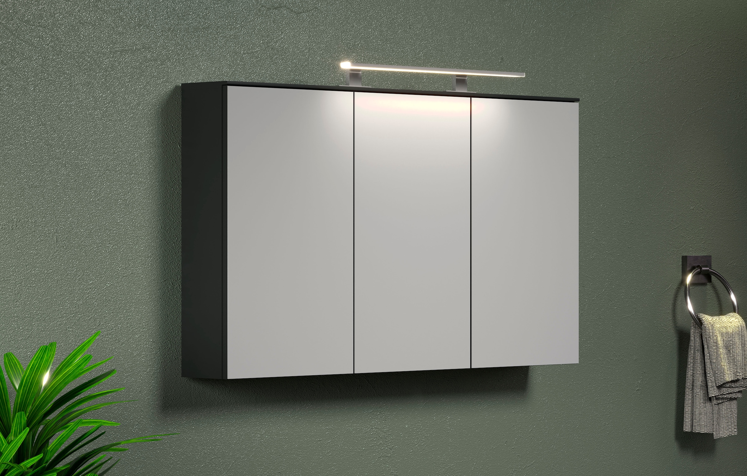 INOSIGN Spiegelschrank »Premont«, (1 St.), 120 cm breit / 70 cm hoch, Spiegelschrank  Türen mit Soft-Close online kaufen | mit 3 Jahren XXL Garantie