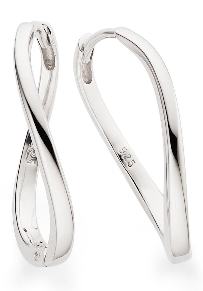 Paar Creolen »Schmuck Geschenk Silber 925 Ohrschmuck Ohrringe Silber Gold«, zu Kleid,...
