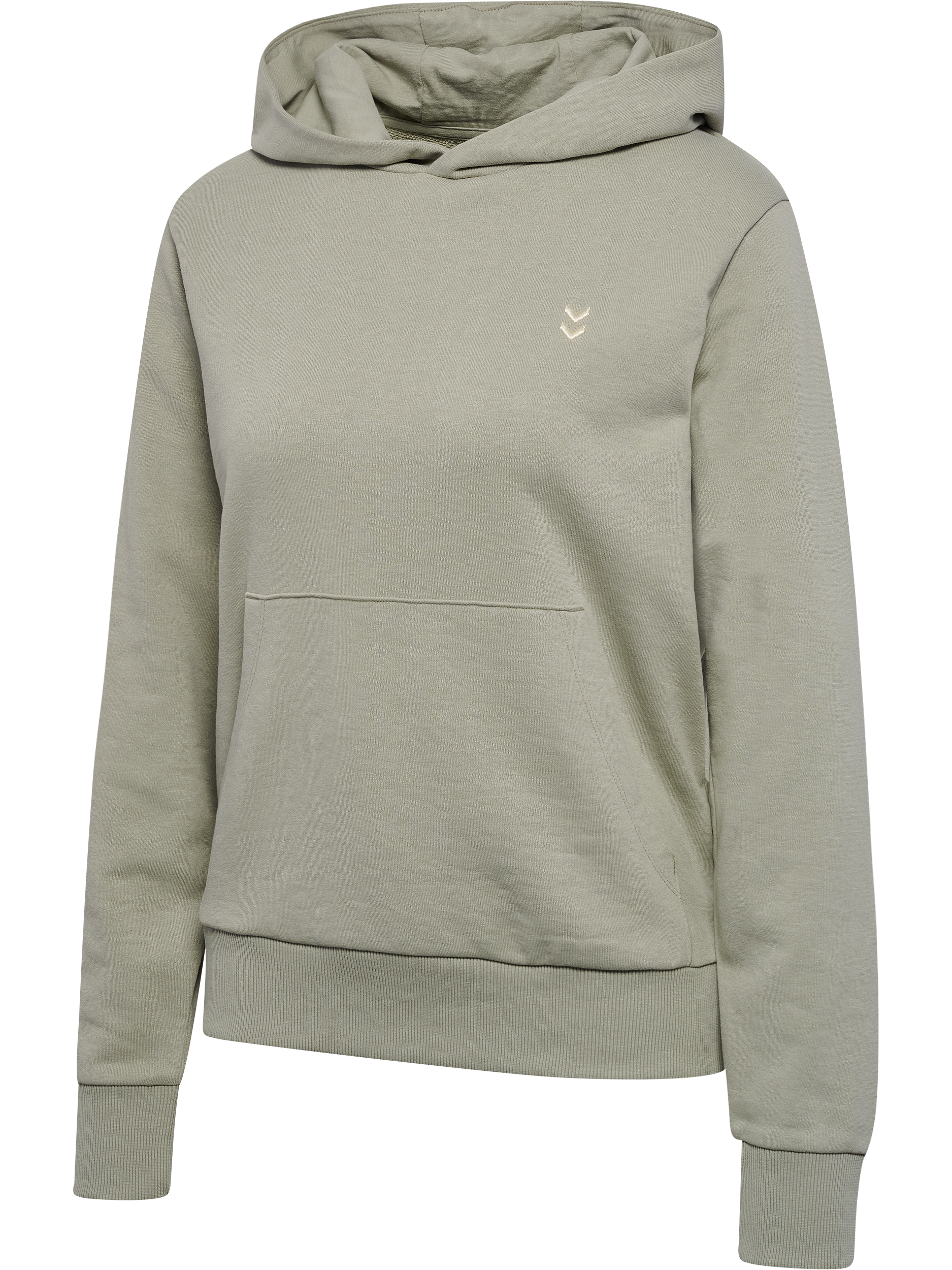 hummel Kapuzensweatshirt »HMLPULSE W SWEAT HOODIE«, 1 Stk. normale Passform, mit Kapuze, mit gesticktem Chevron-Logo
