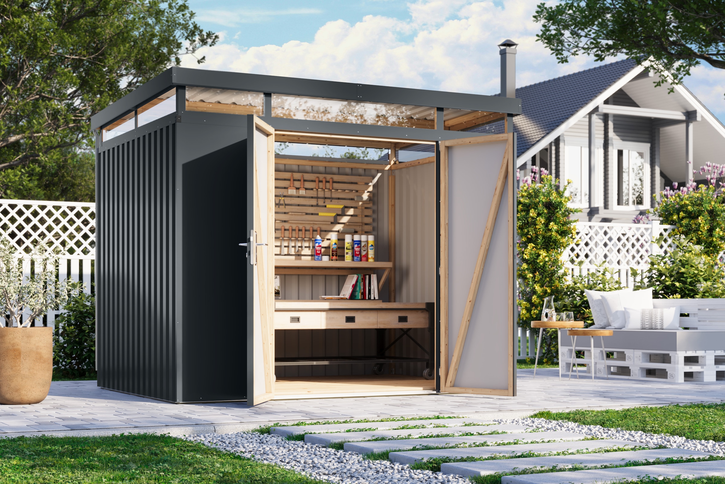 Karibu Gerätehaus »Titanium 3«