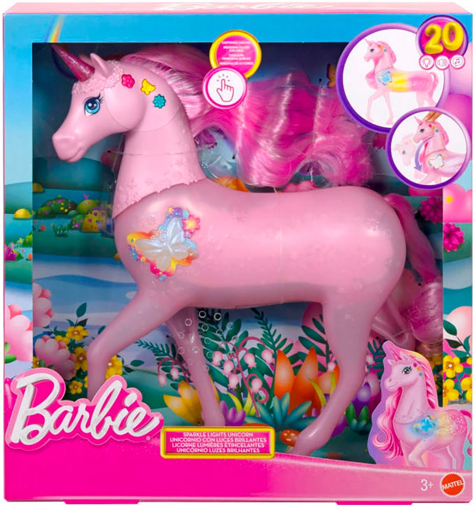 Barbie Spielfigur »Magisches Zaubereinhorn«, mit Licht und Sound