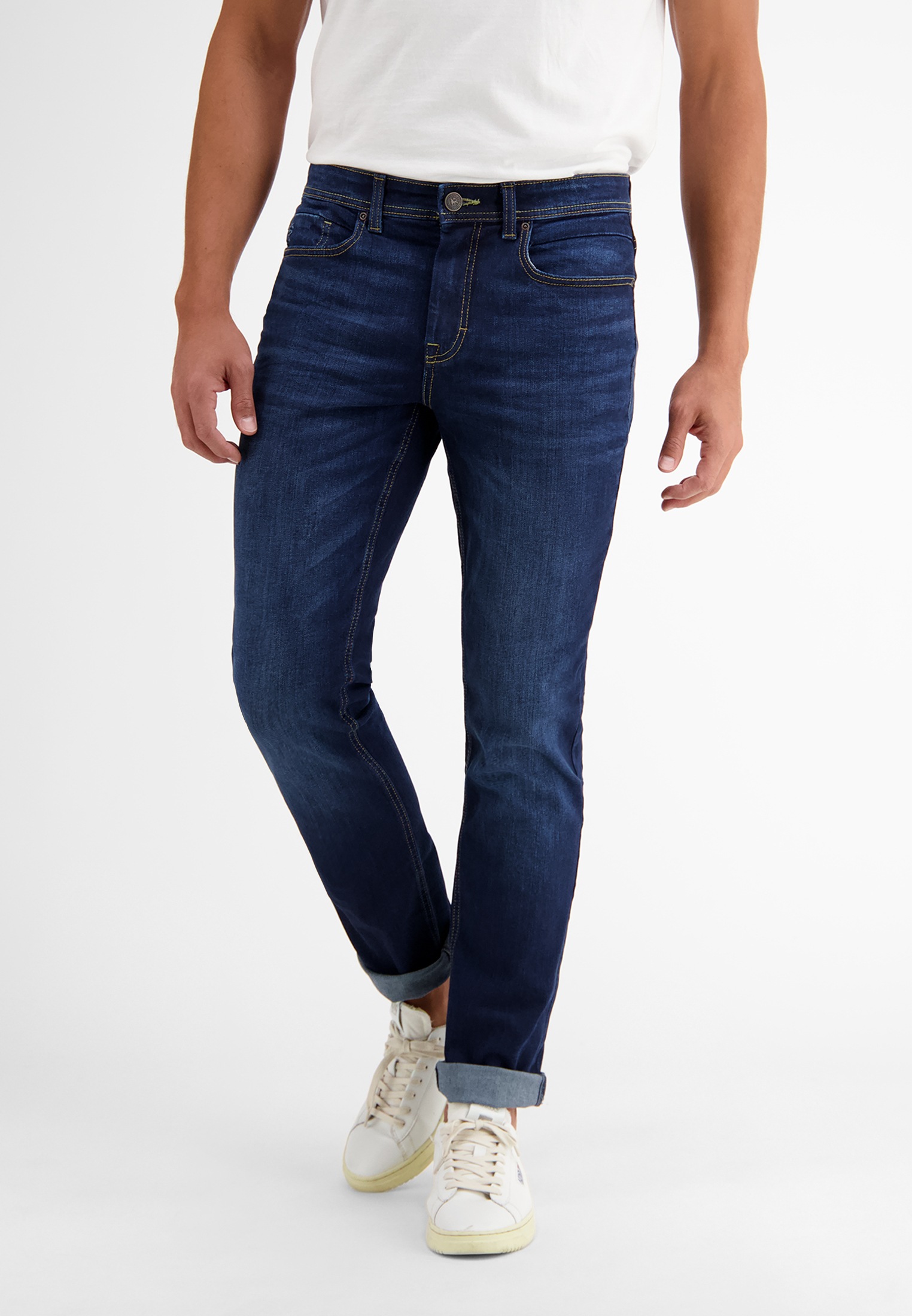 LERROS Relaxhose »LERROS BAXTER 5-Pocket-Denim im Used-Look, RELAXED FIT«