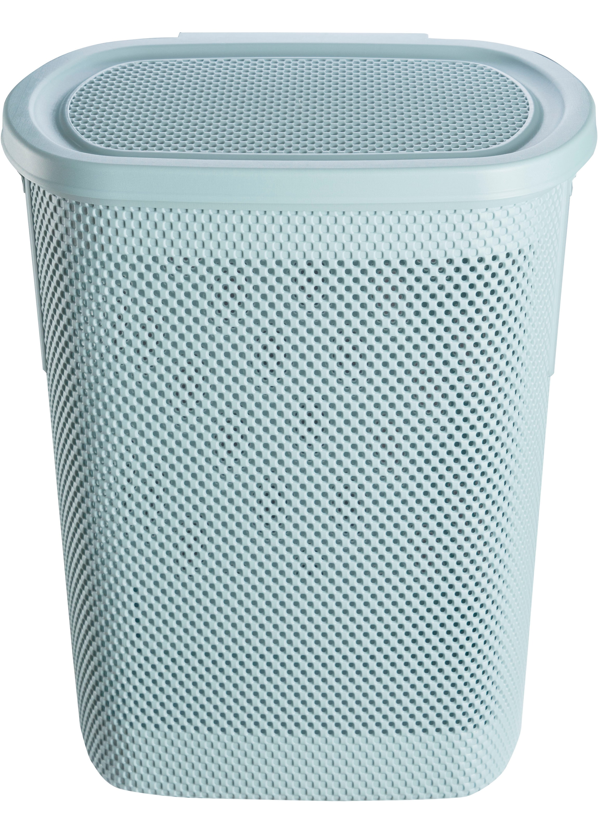 Keeeper Hinged Lid Laundry Hamper Air-Permeable Nordic Blue
