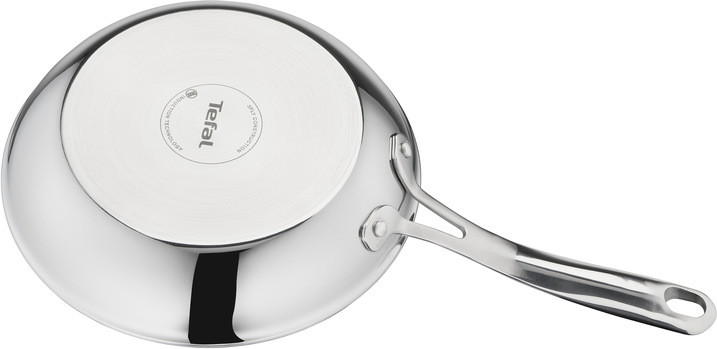 Tefal Bratpfanne »Eternal Mesh« Edelstahl 18/10 1 Stk. tlg. Triply3-Schicht-Material, Mesh-Beschichtung, alle Herdarten, Induktion