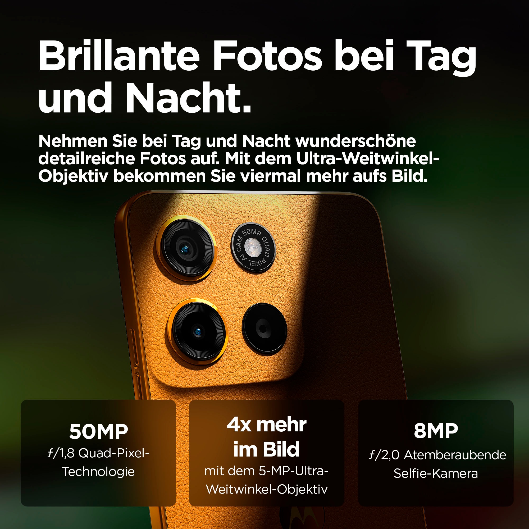 Motorola Smartphone »moto g15« Sunrise orange