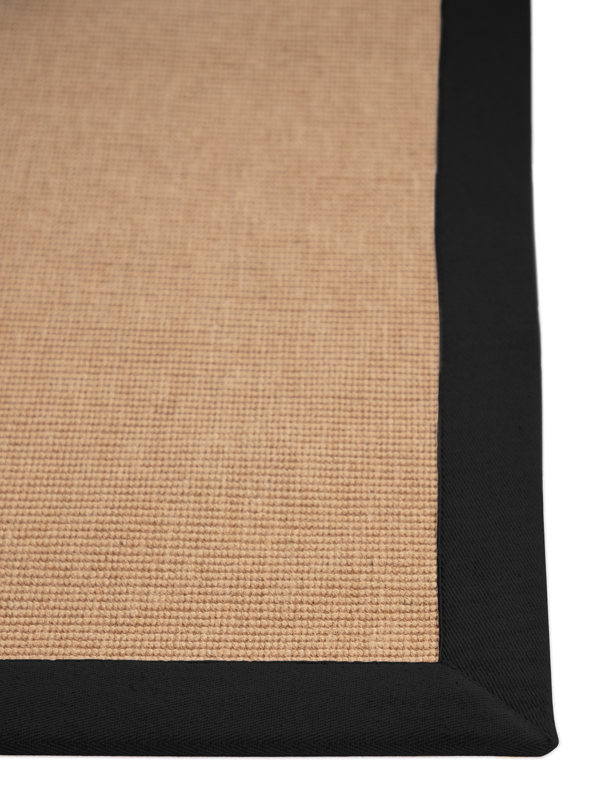 carpetfine Sisalteppich »Sisal,  auch als Läufer erhältlich«, rechteckig, 5 mm Höhe, mit farbiger Bordüre, Anti Rutsch Rückseite, viele Größen, Wohnzimmer