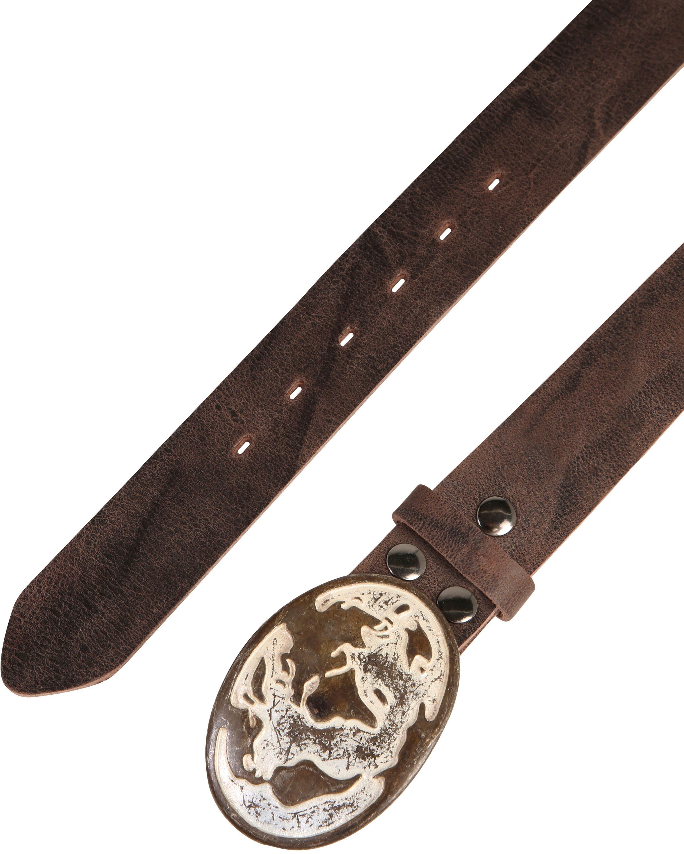 Rettungsring Gürtel Ledergürtel mit Koppelschließe