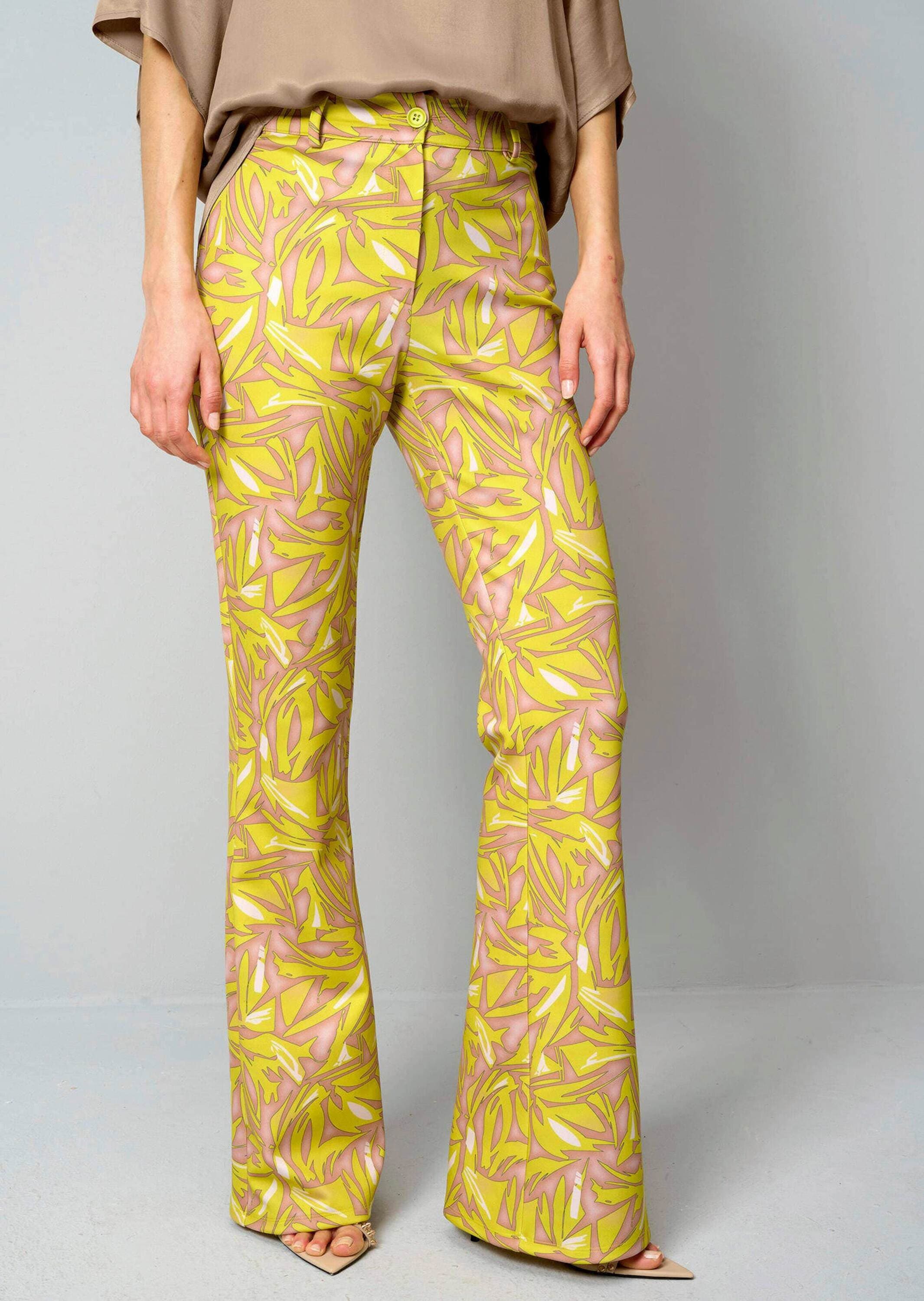 Alba Moda Stoffhose »Hose Hose mit grafischem Print«