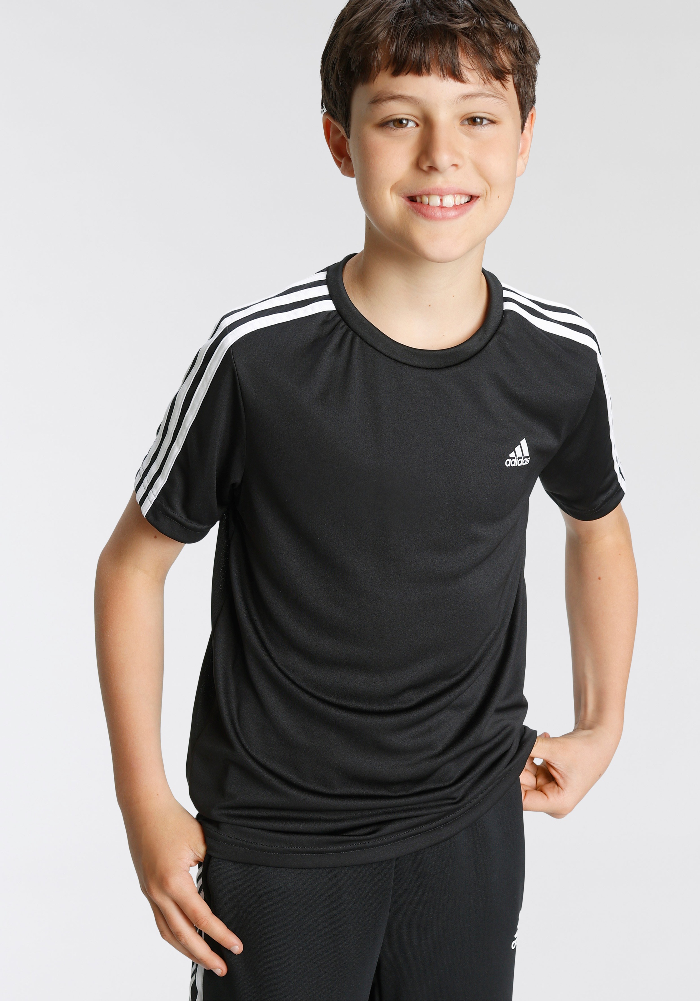 adidas Sportswear T-Shirt »DESIGNED 2 MOVE 3-STREIFEN«